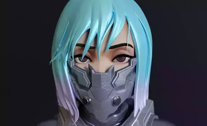 Aurora Steelheart - 3D Character