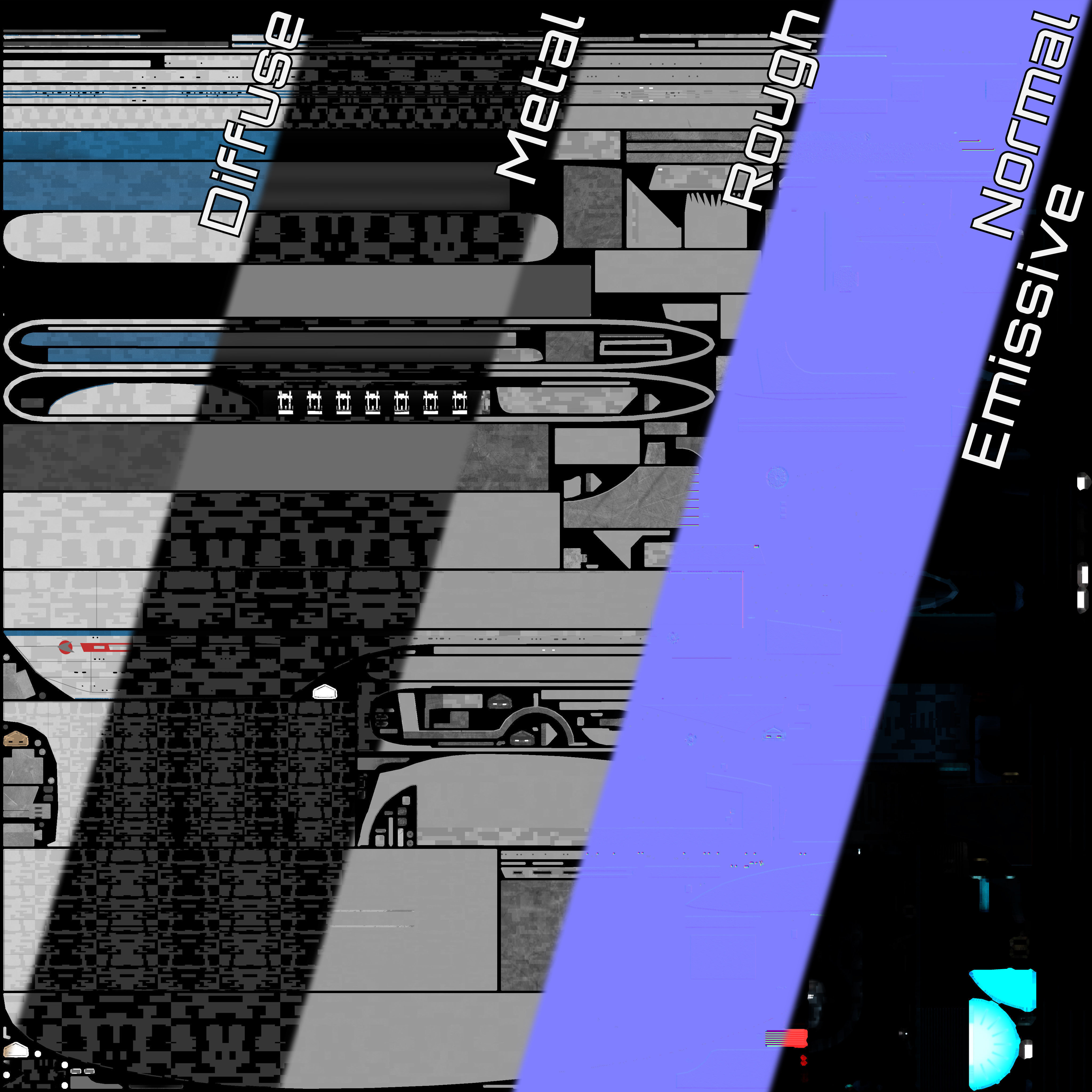 Star Trek Excelsior-Class Starship Low-poly 3D model_2