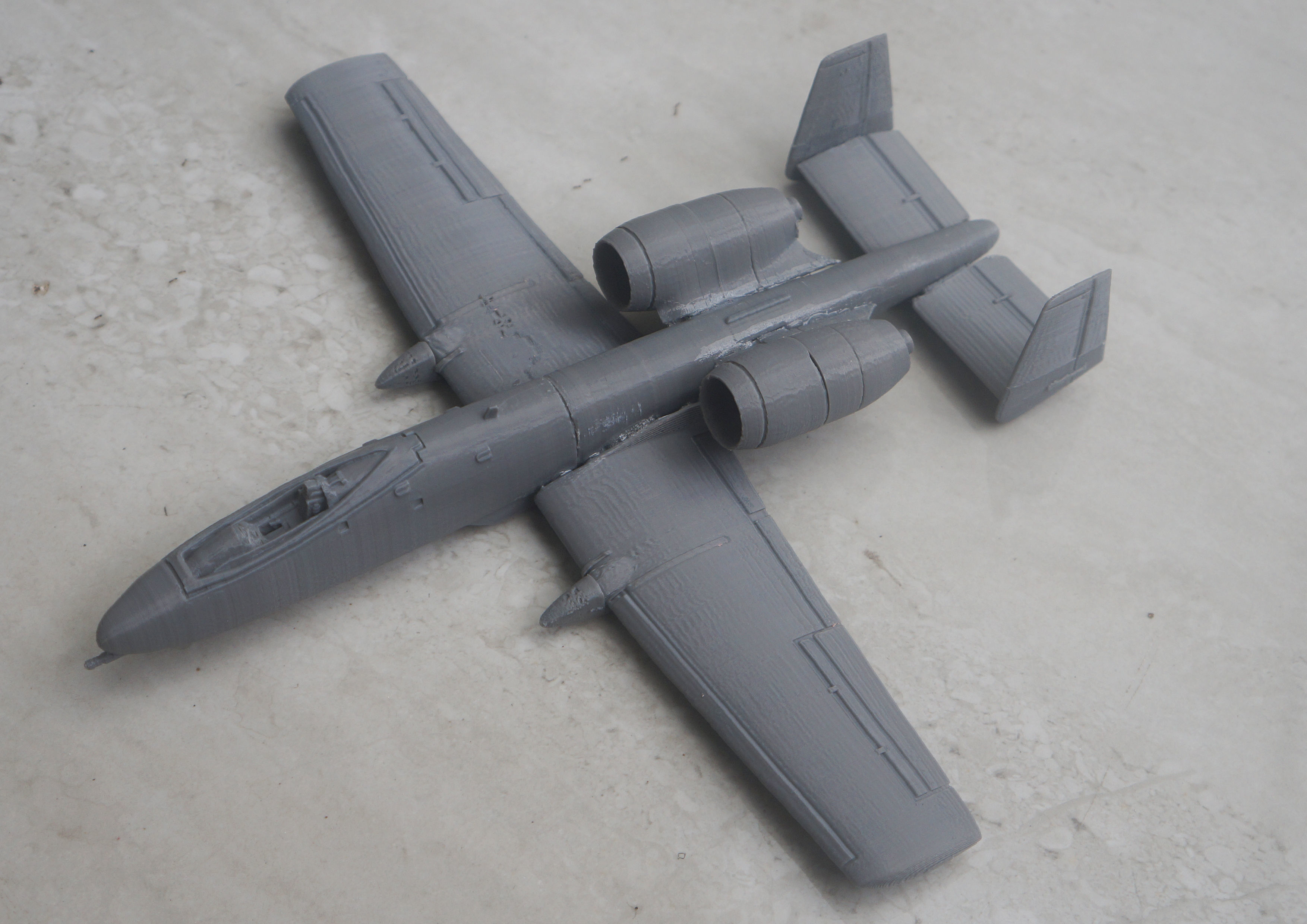 A10-A THUNDERBOLT-II Scale 1-72 Ready to Print STL FILES 3D print model_1