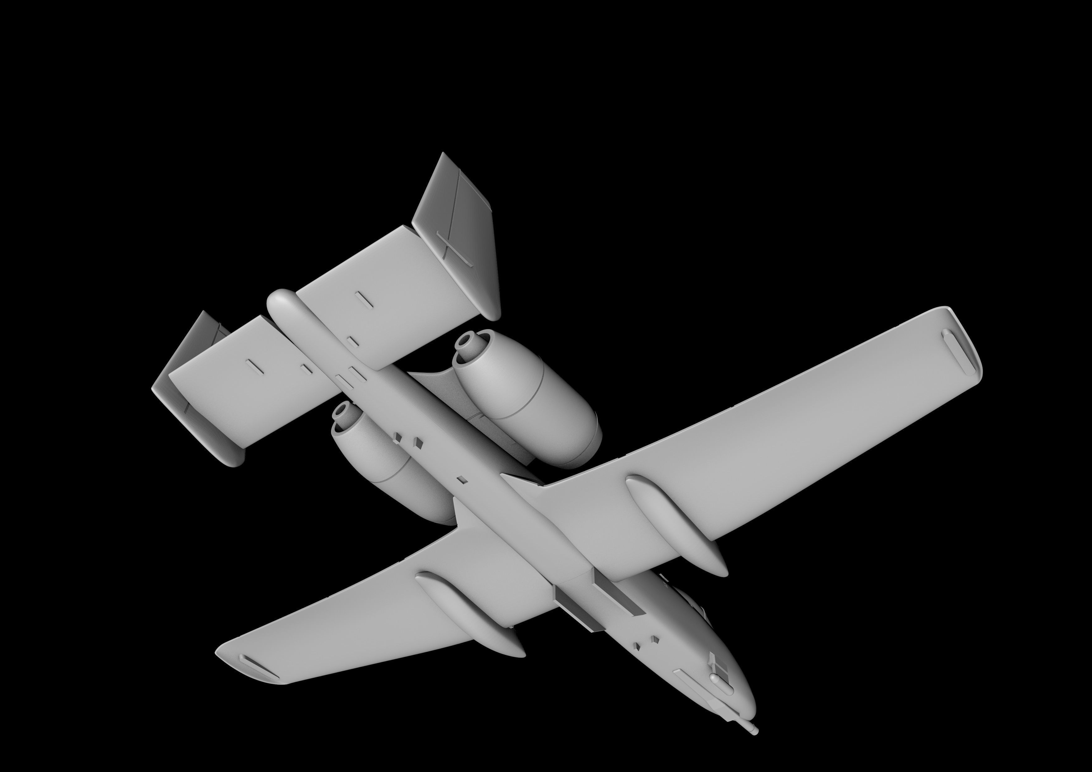 A10-A THUNDERBOLT-II Scale 1-72 Ready to Print STL FILES 3D print model_6