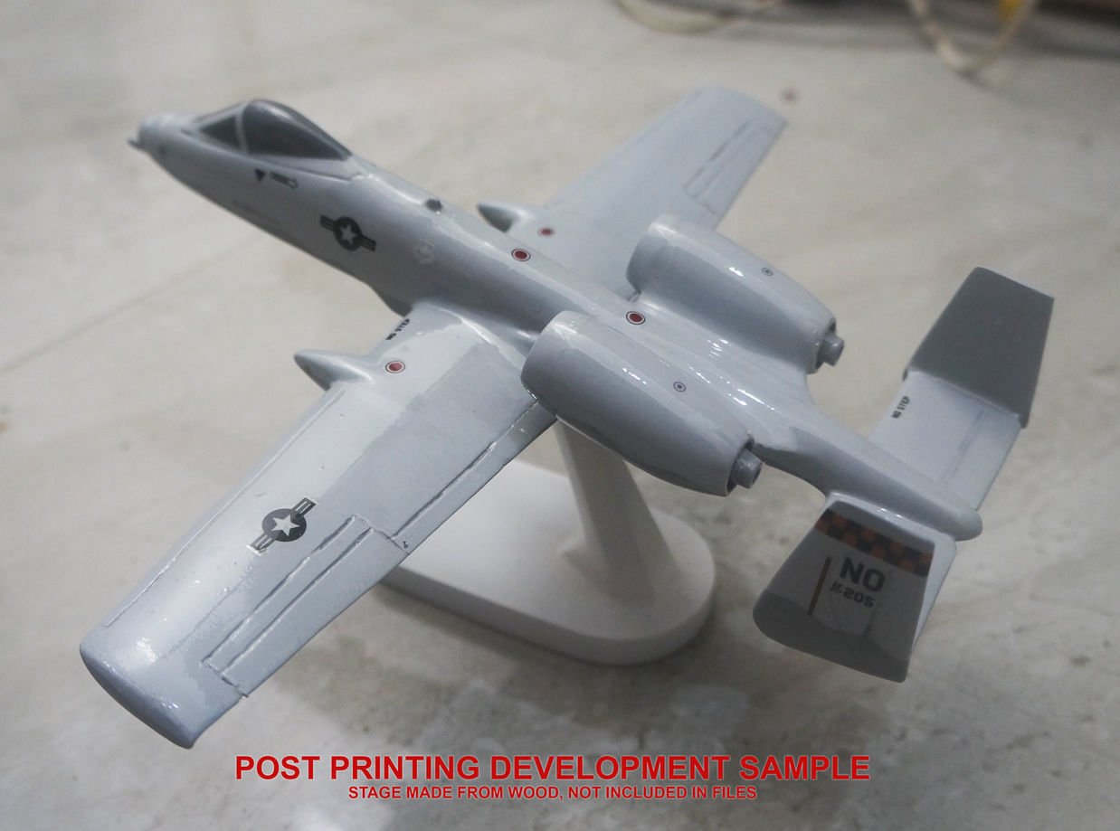 A10-A THUNDERBOLT-II Scale 1-72 Ready to Print STL FILES 3D print model_8
