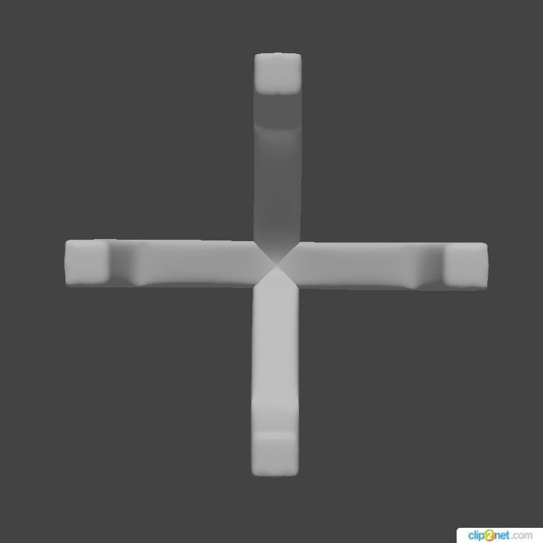 Head Round 4 Prong 6 4 mm 3D print model_2