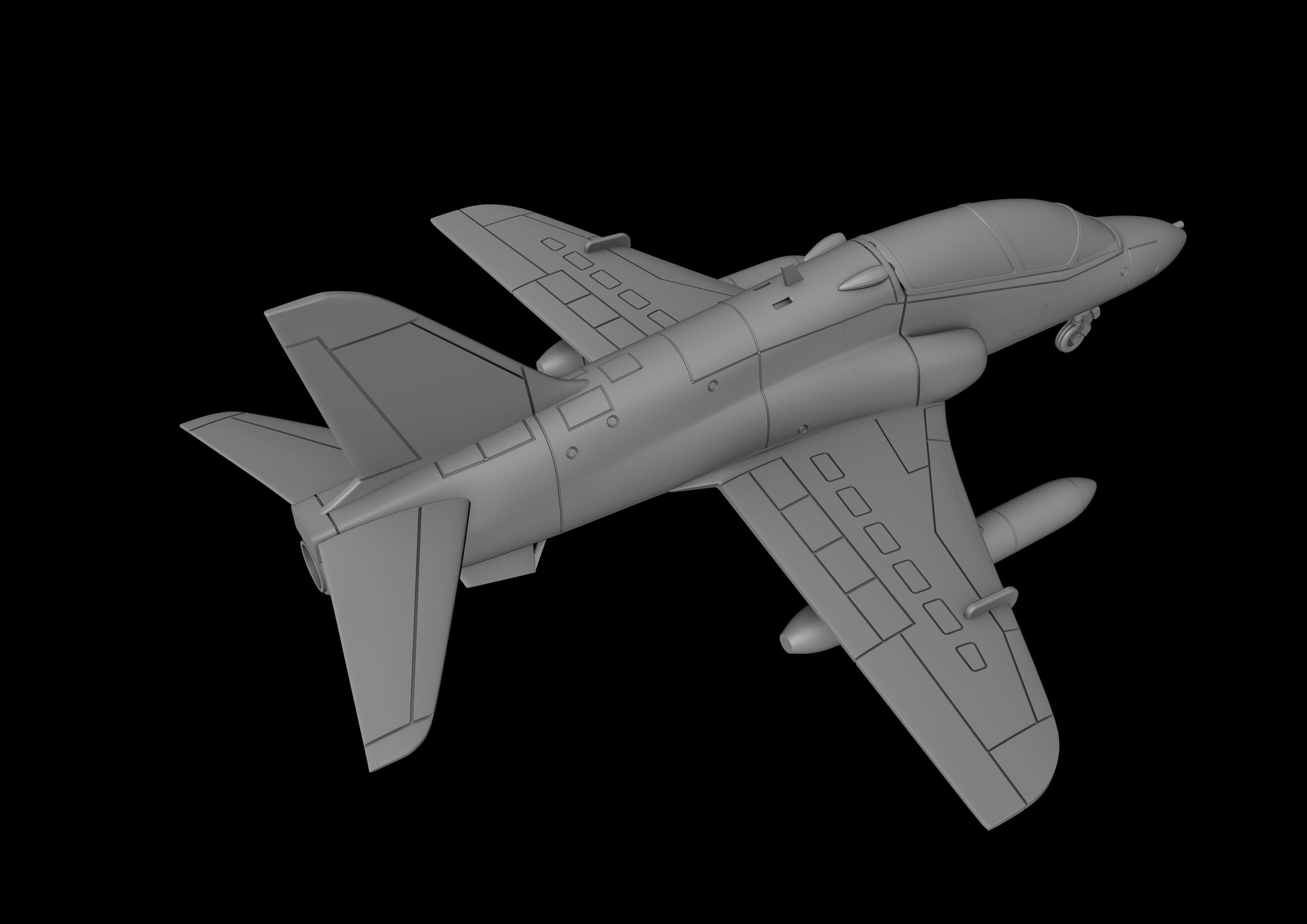 BAE HAWK MK-53 SCALE 1-48 READY TO PRINT STL FILES 3D print model_2