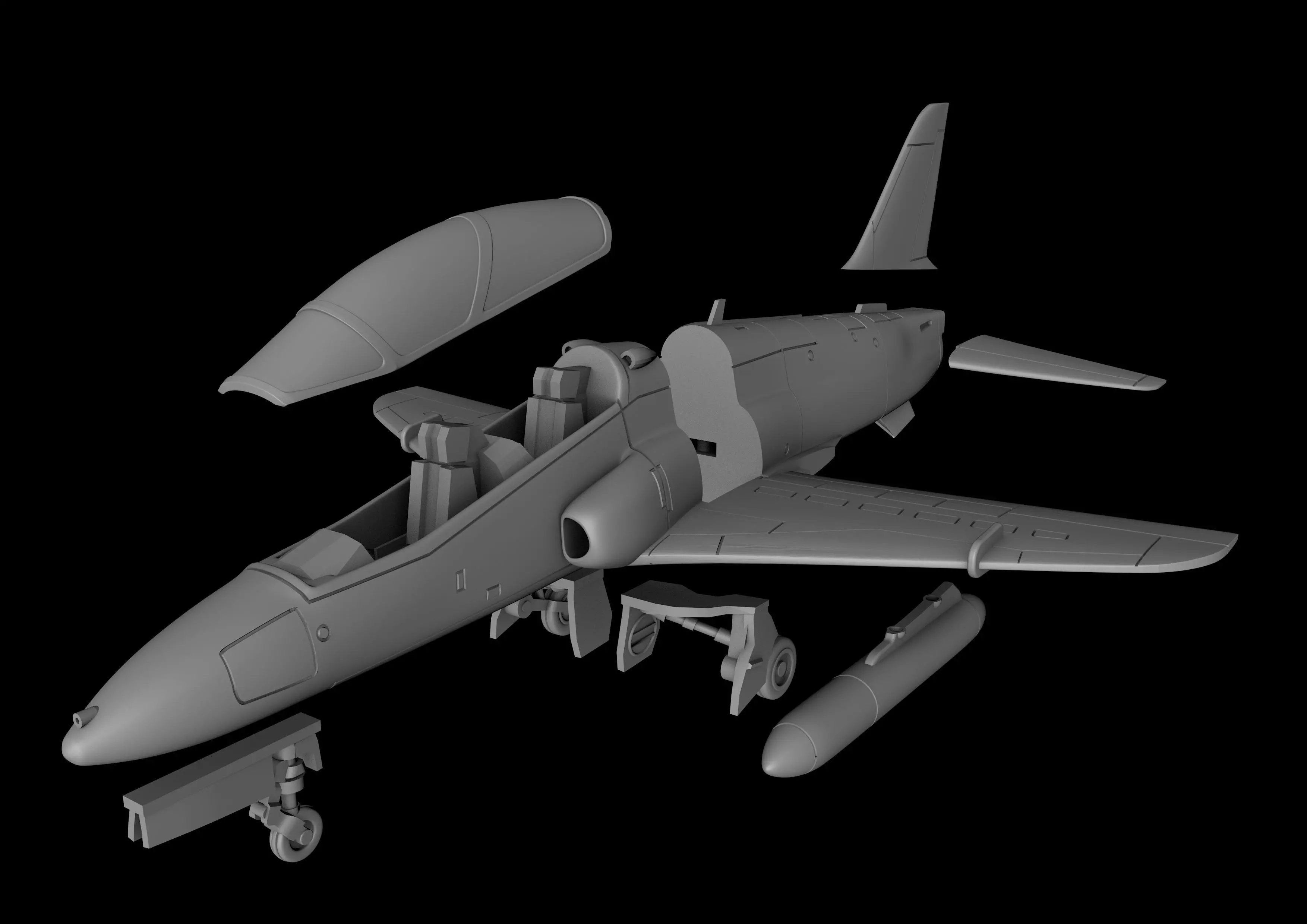 BAE HAWK MK-53 SCALE 1-48 READY TO PRINT STL FILES 3D print model_0