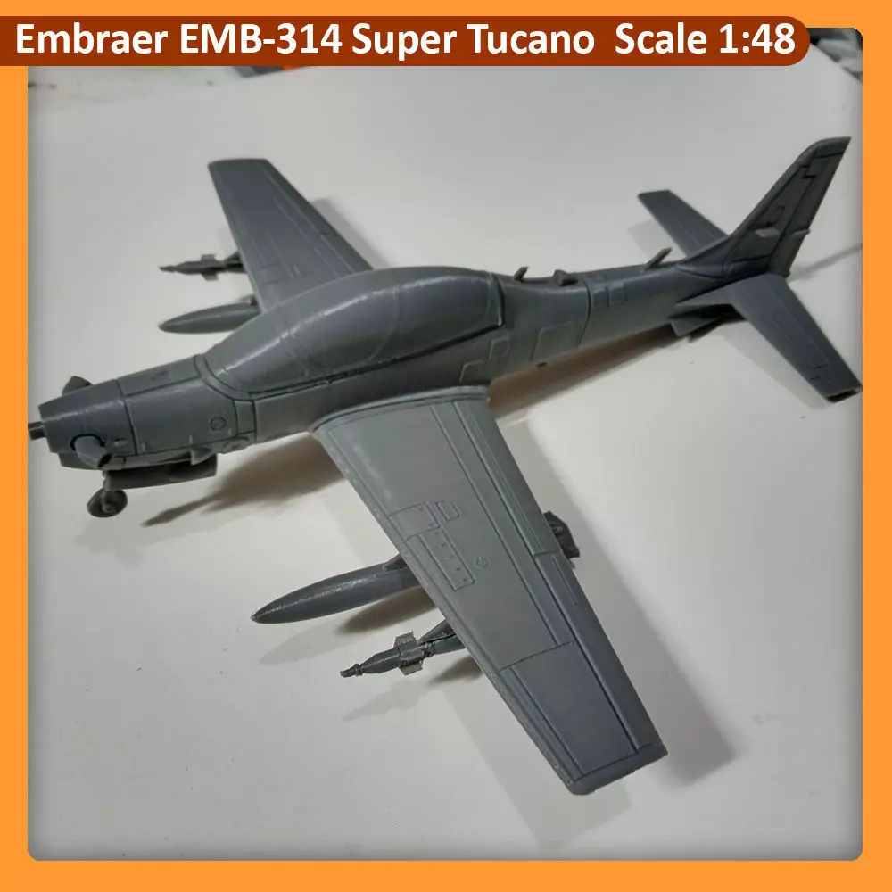 EMB-314 EMBRAER SUPER TUCANO SCALE 1-48 Ready to Print 3D print model_1