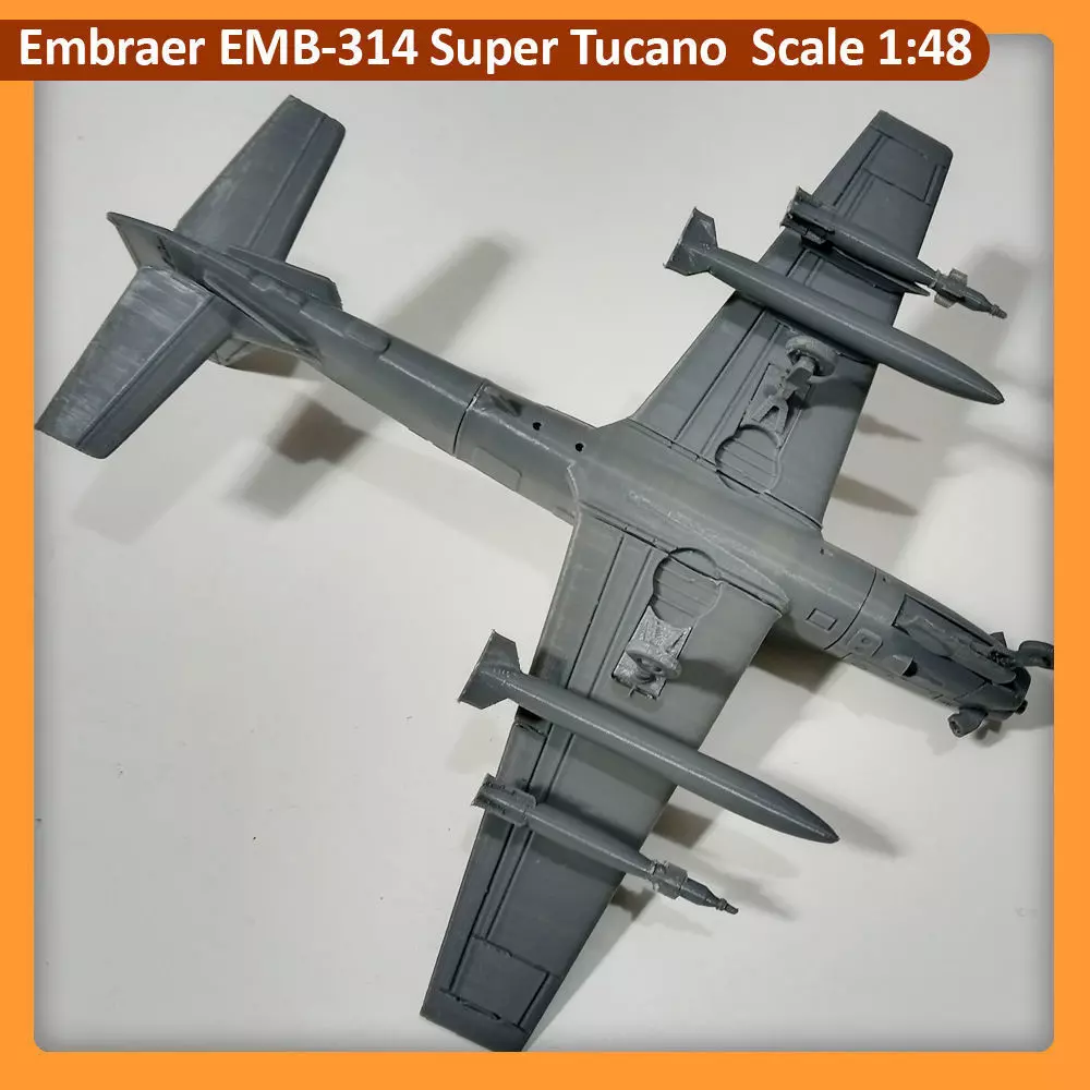EMB-314 EMBRAER SUPER TUCANO SCALE 1-48 Ready to Print 3D print model_2