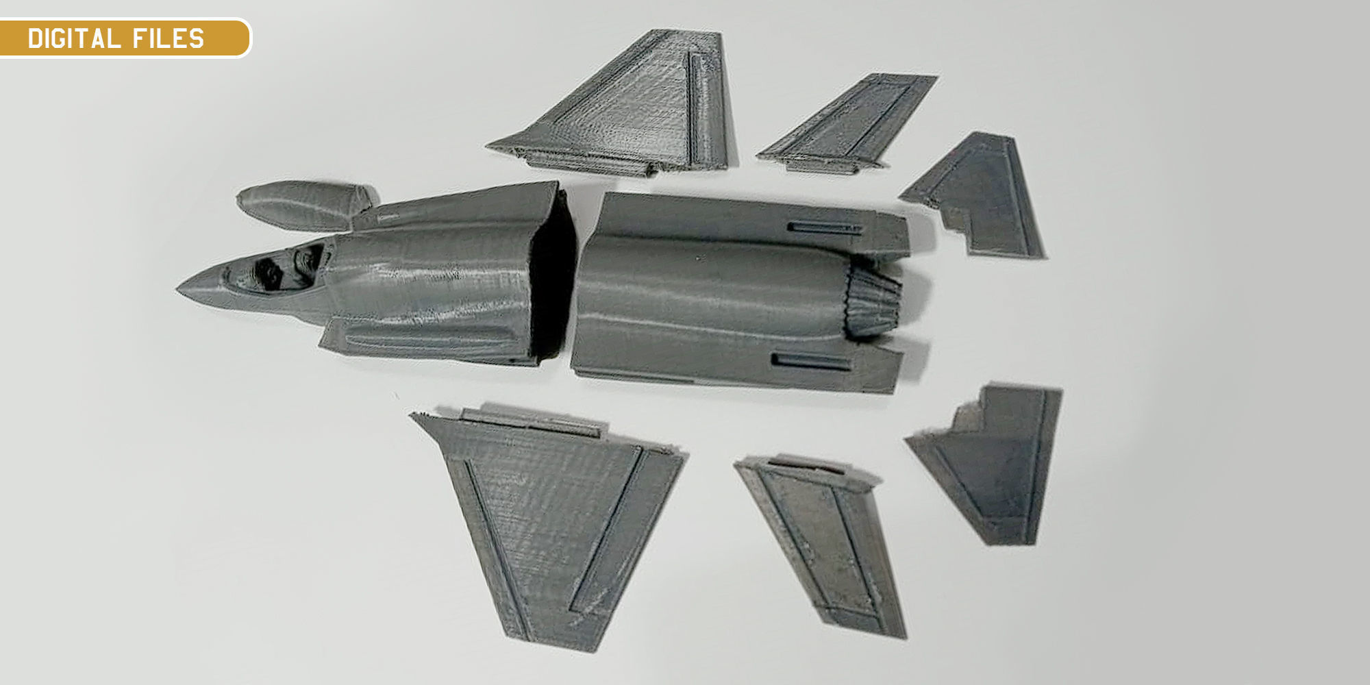 F35 LIGHTNING FIGHTER AIRCRAT STL FILE Scale 1-72 3D print model_2