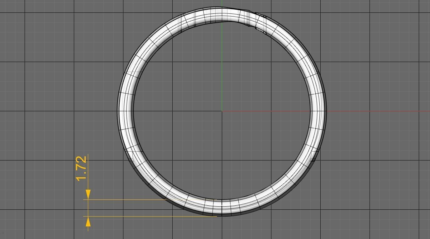 3D Model- Dual-Part Baby Footprint Ring - 3D print model 3D print model_8