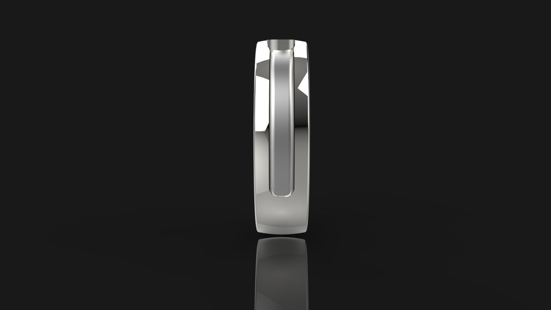 3D Model- Dual-Part Baby Footprint Ring - 3D print model 3D print model_3