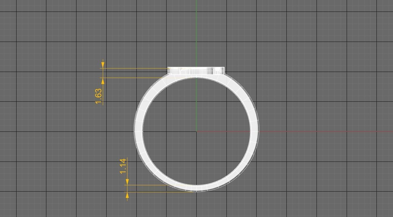 3D Model- Dual-Part Baby Footprint Ring - 3D print model 3D print model_7