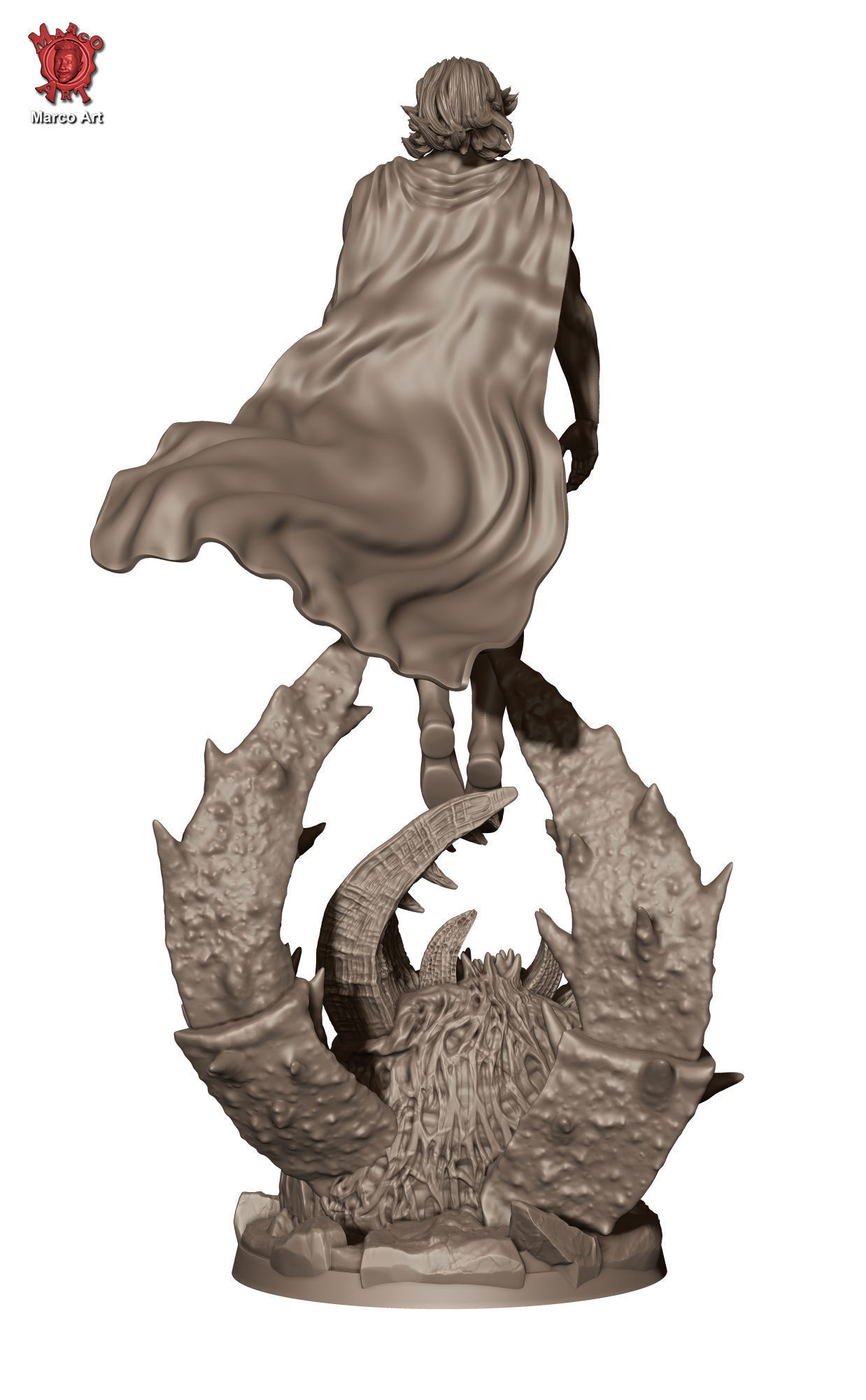 Superman stl file 3D print model_4