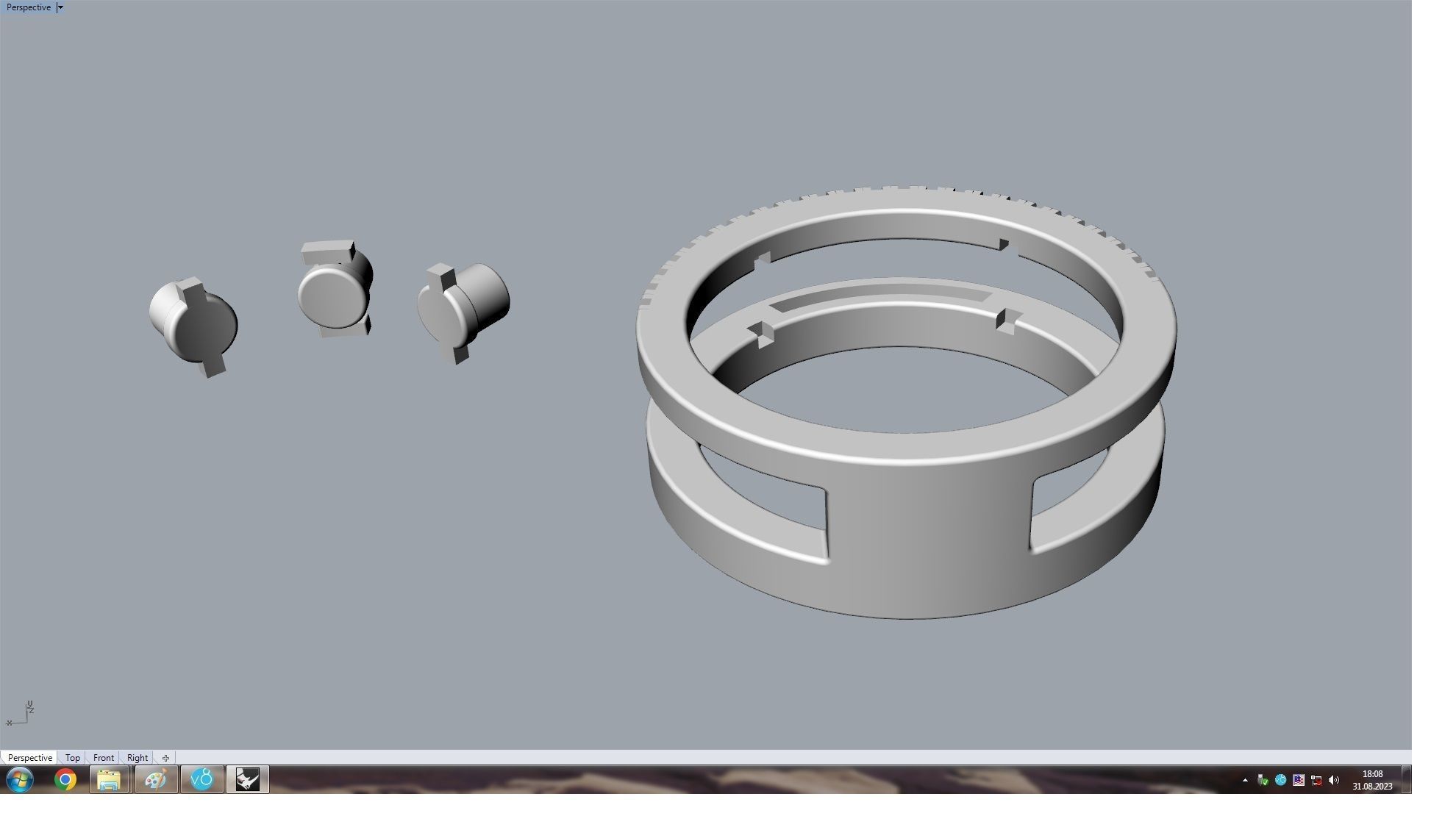 MOVE ROMANE 16 5mm 3D print model_2