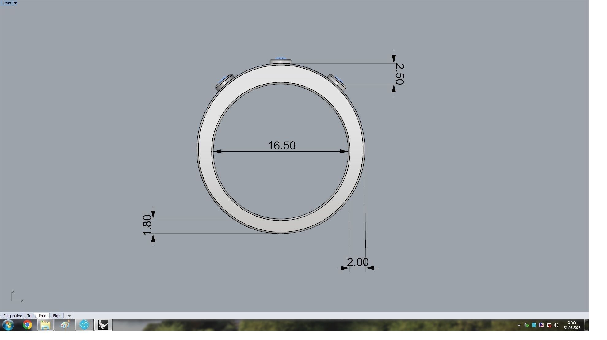MOVE ROMANE 16 5mm 3D print model_9