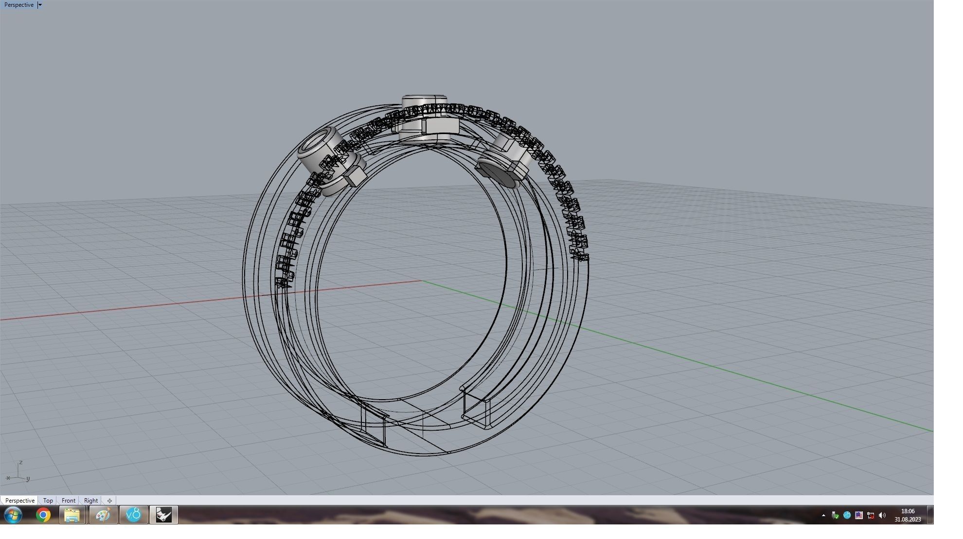 MOVE ROMANE 16 5mm 3D print model_8