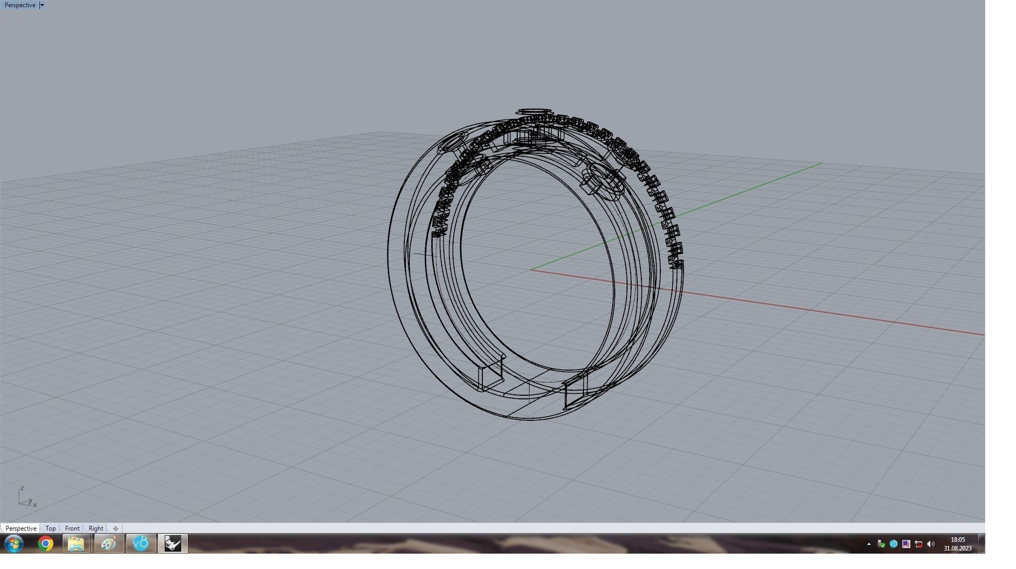 MOVE ROMANE 16 5mm 3D print model_7