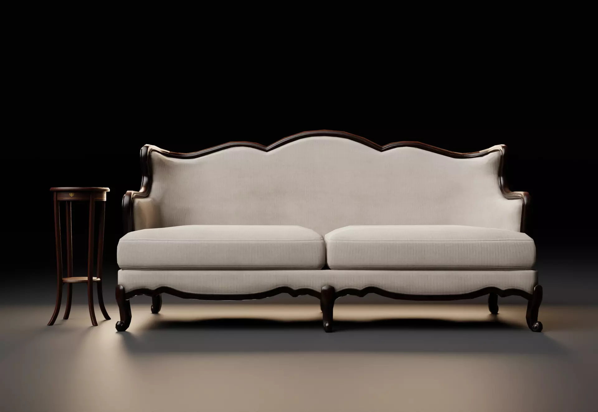 the Sofa Free low-poly 3D model