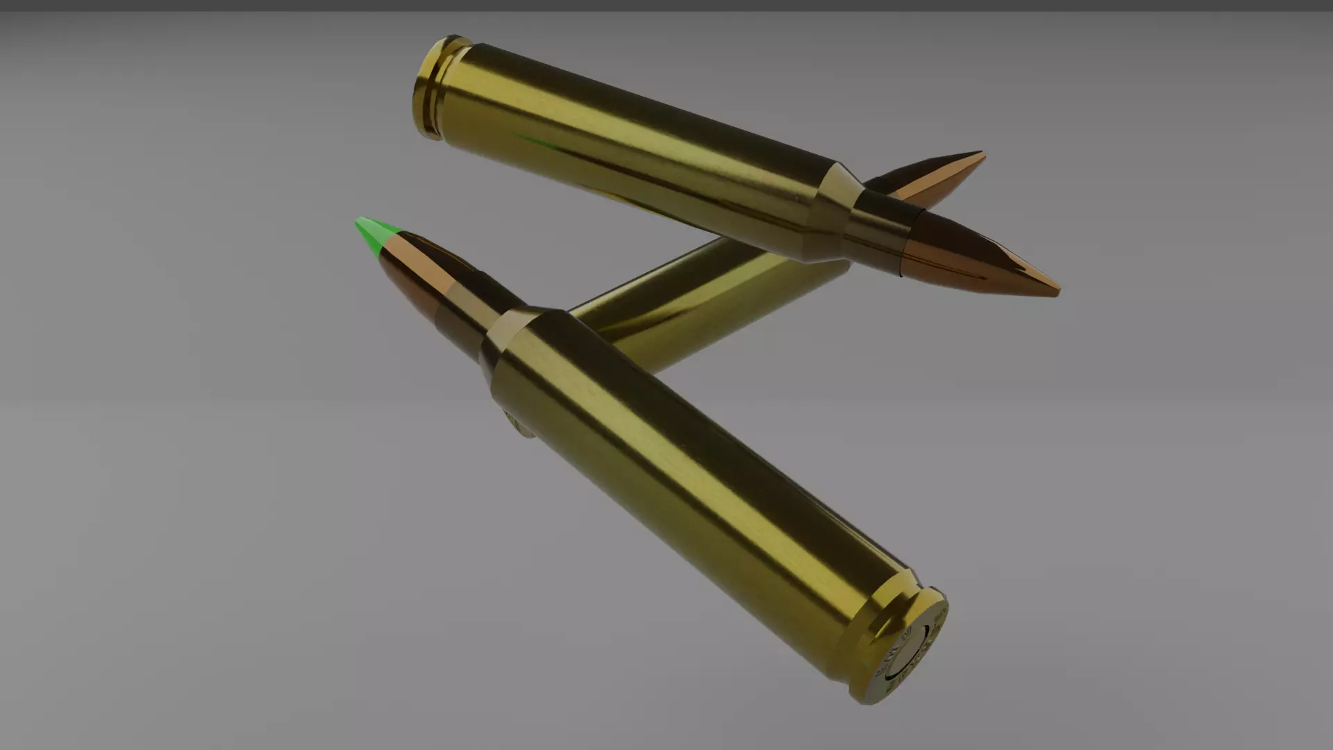 556x45 203 ammo Low-poly 3D model_0