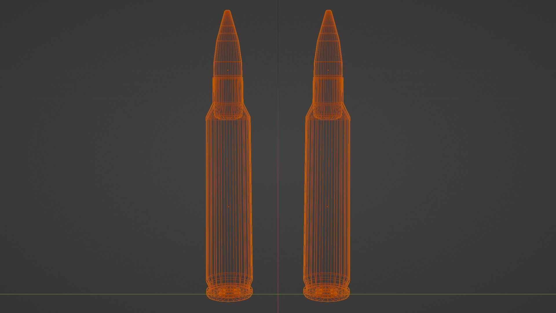 556x45 203 ammo Low-poly 3D model_7