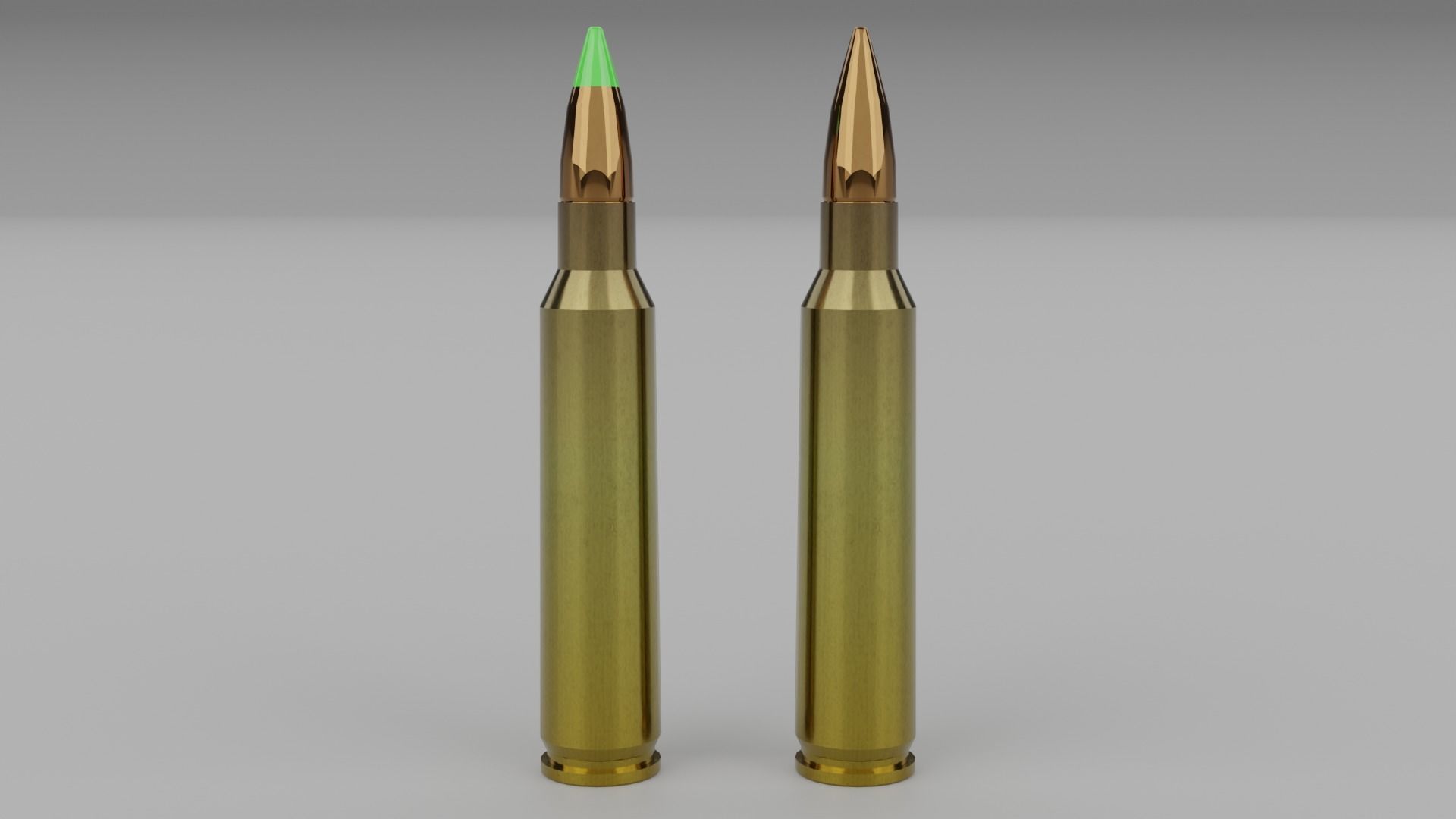 556x45 203 ammo Low-poly 3D model_1