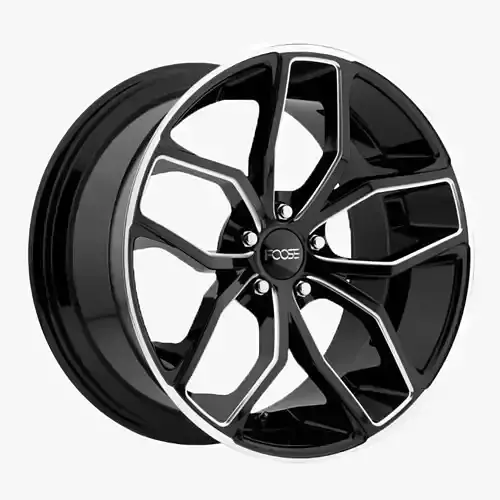 FOOSE Outkast Wheel Offset Black With Machined Accents