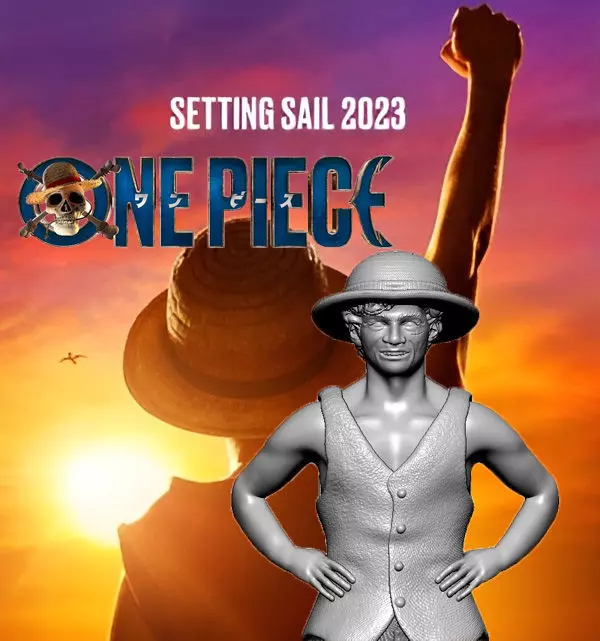 INAKI GODOY - LUFFY- ONE PIECE - LIVE ACTION NETFLIX - 3D MODEL 3D print model