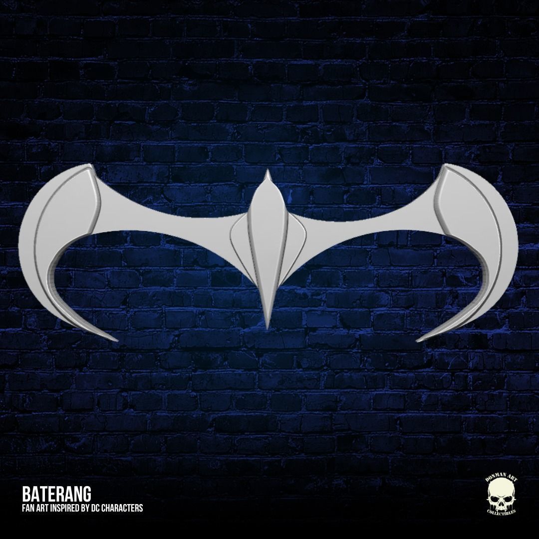 Baterang 3D printable files for Action Figures free 3D model 3D ...