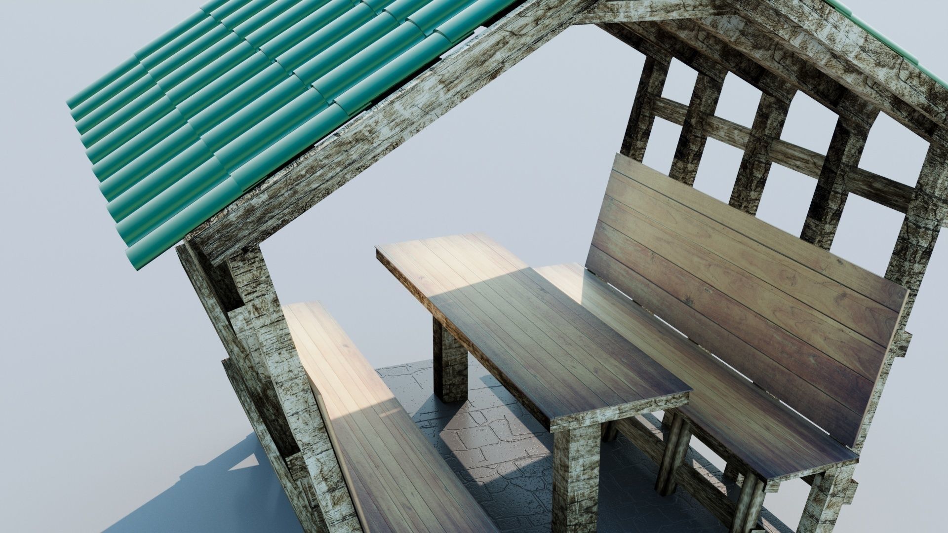 garden house 3D model_4