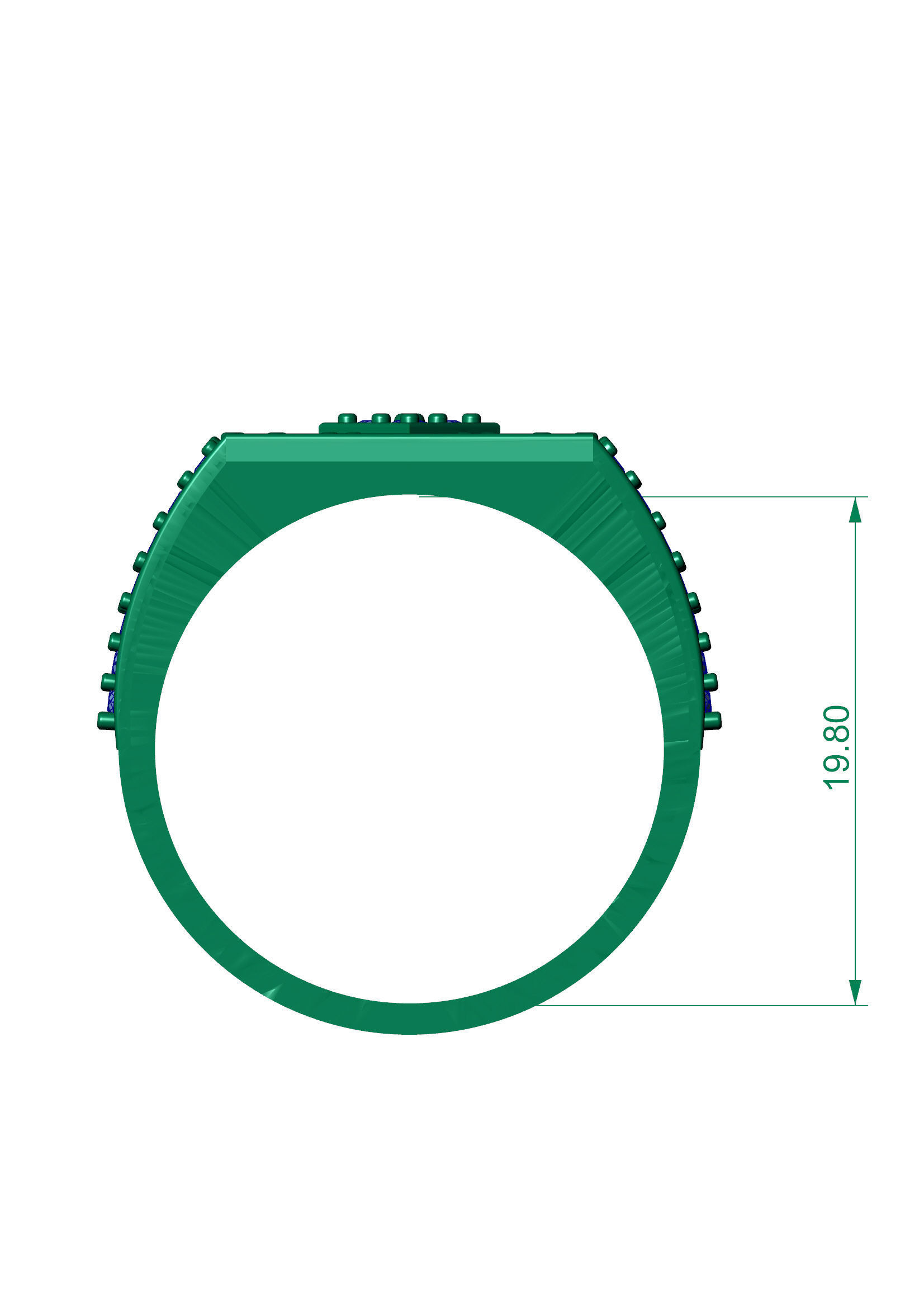 BEST ELEGANT GENTS RING 3D print model_5