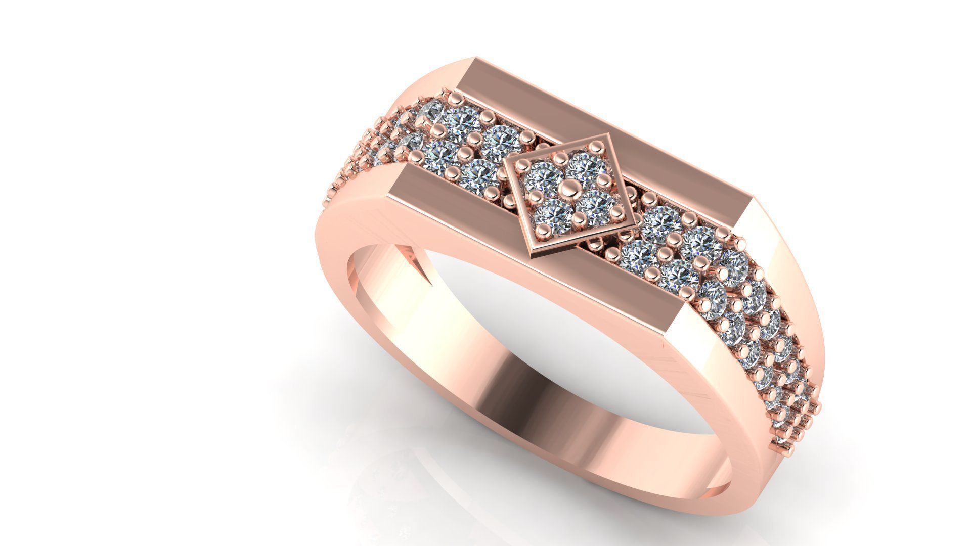 BEST ELEGANT GENTS RING 3D print model_2