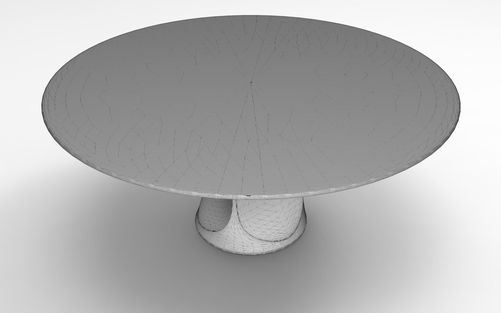 Rumka Dining Table Low-poly 3D model_6