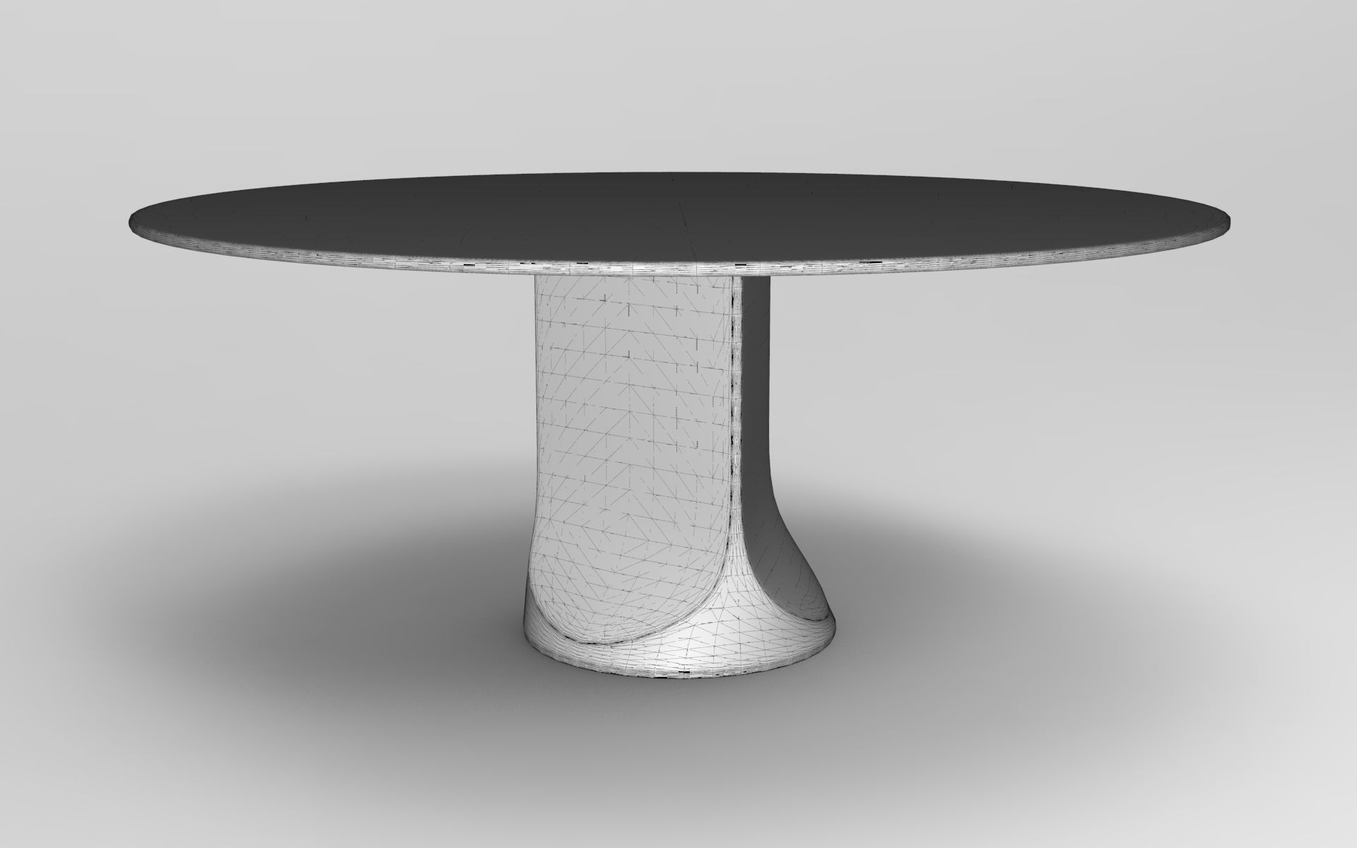 Rumka Dining Table Low-poly 3D model_5