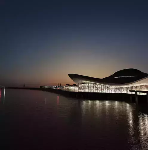 Floating Airport - Corona Render