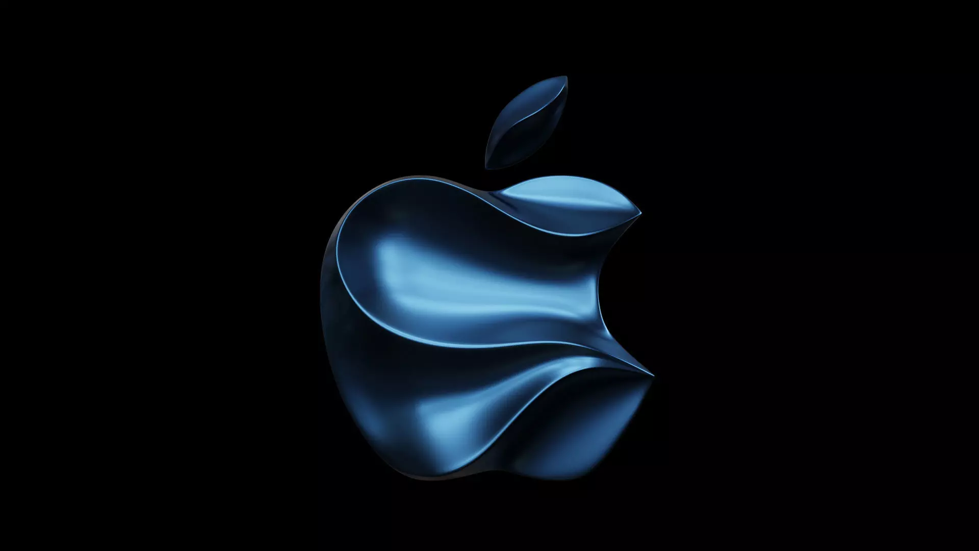 Apple logo 3D model_0