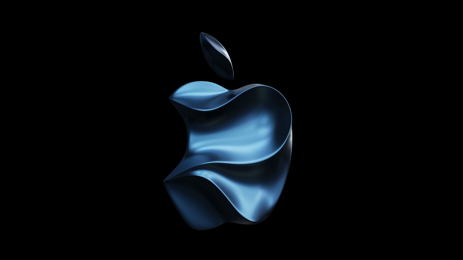 Apple logo 3D model_2