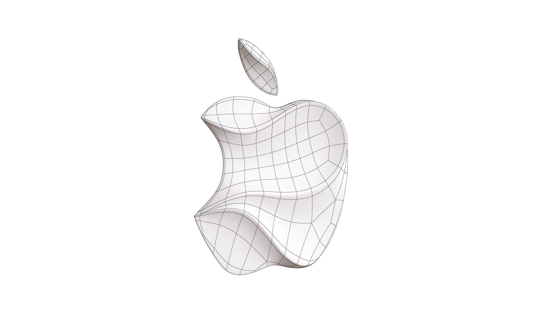Apple logo 3D model_8
