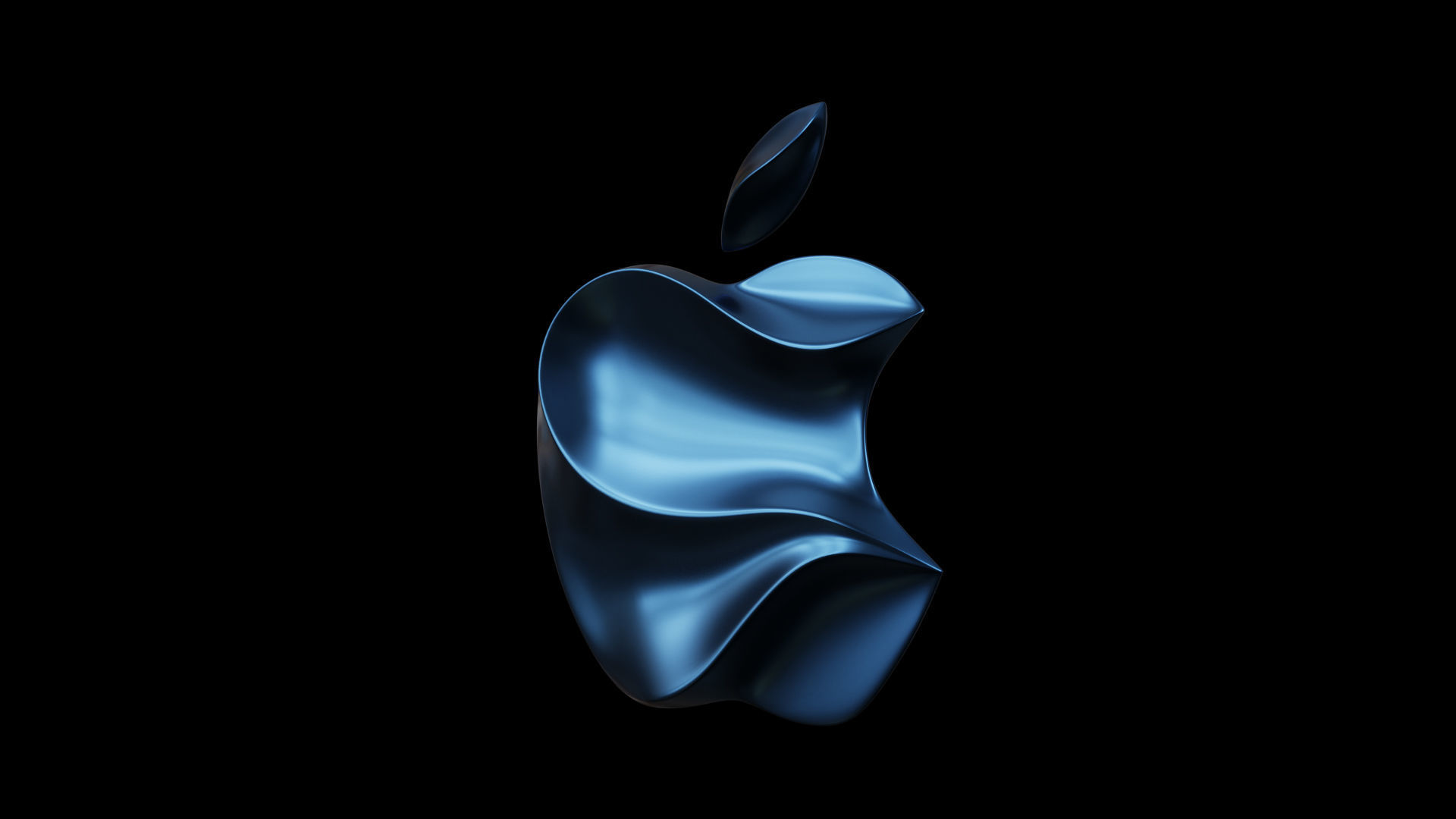 Apple logo 3D model_1