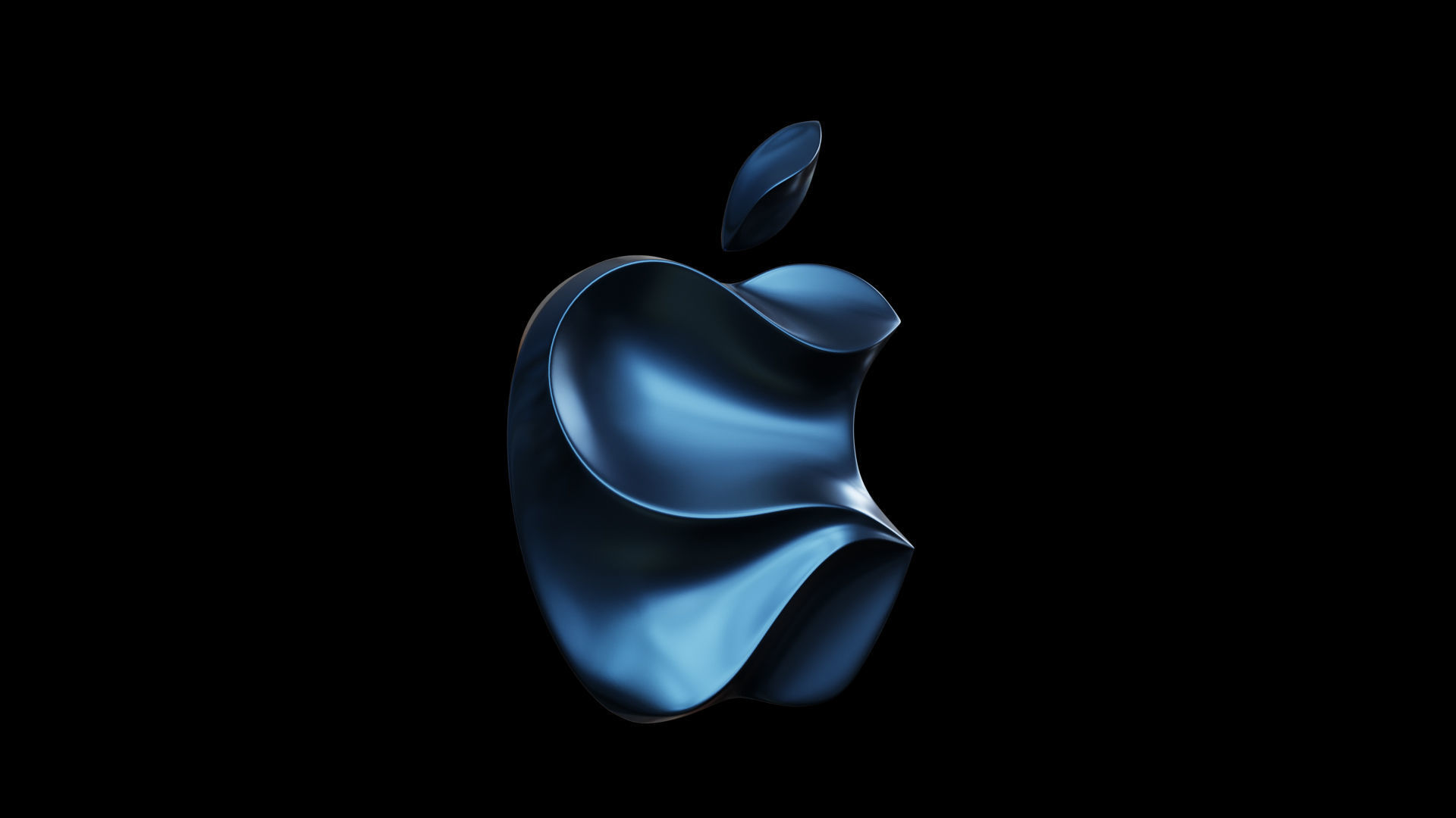 Apple logo 3D model_5