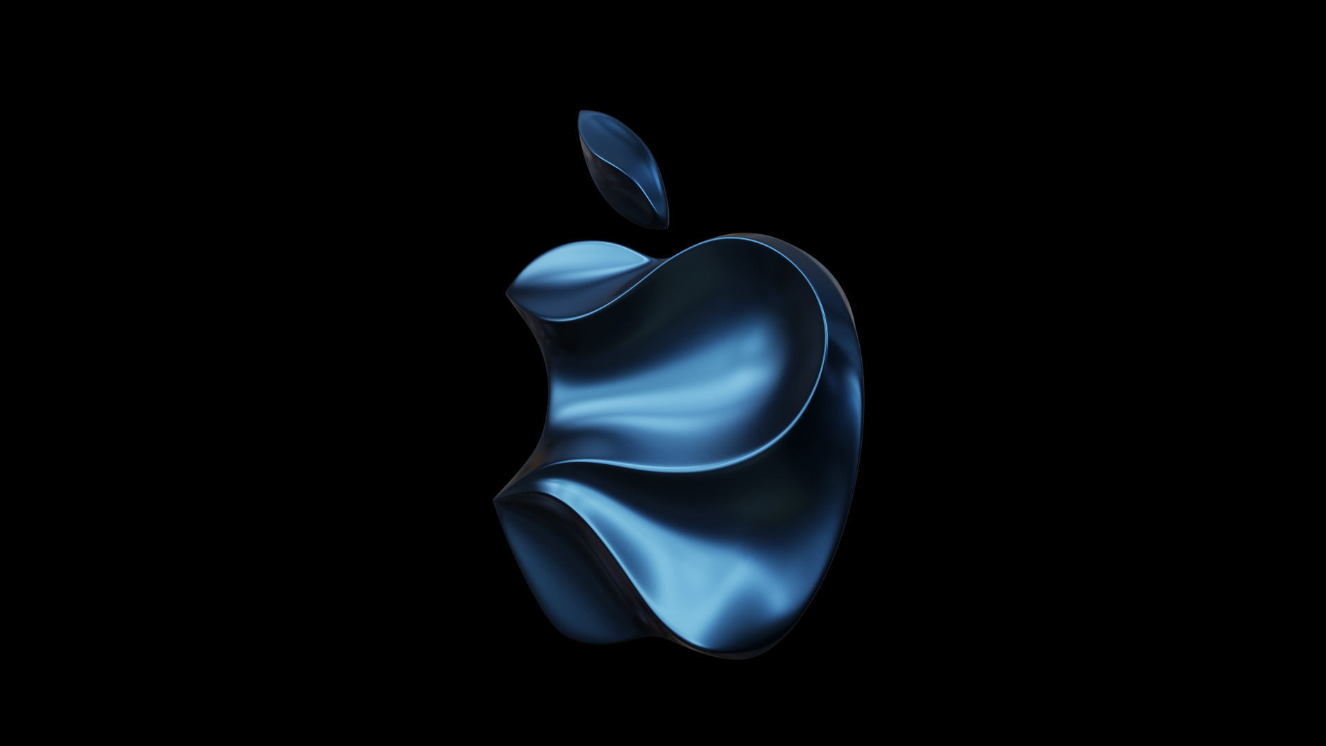 Apple logo 3D model_4