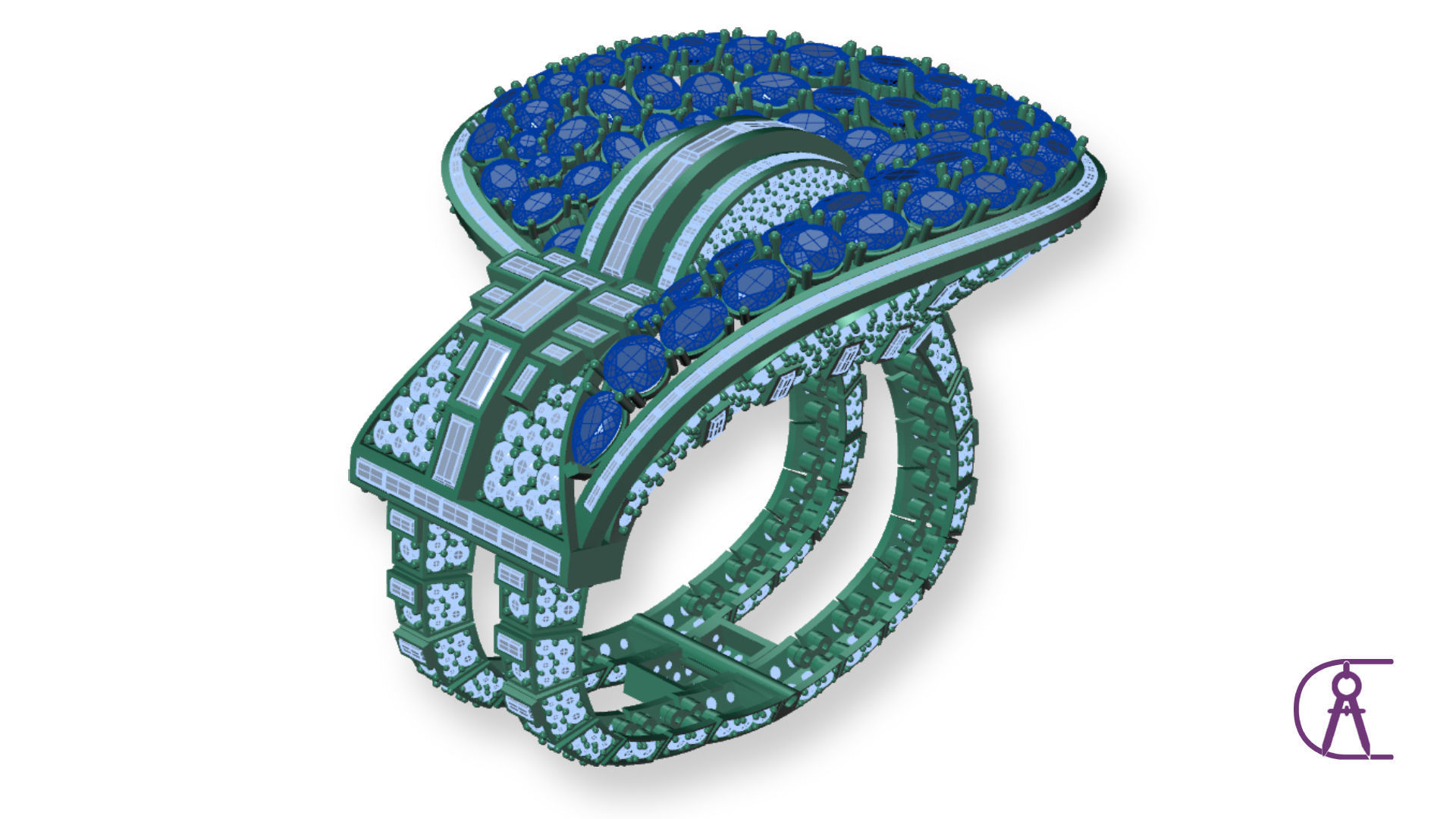 MarlenDietrichs Jarretiere bracelet  AAA Class 3D print model_4