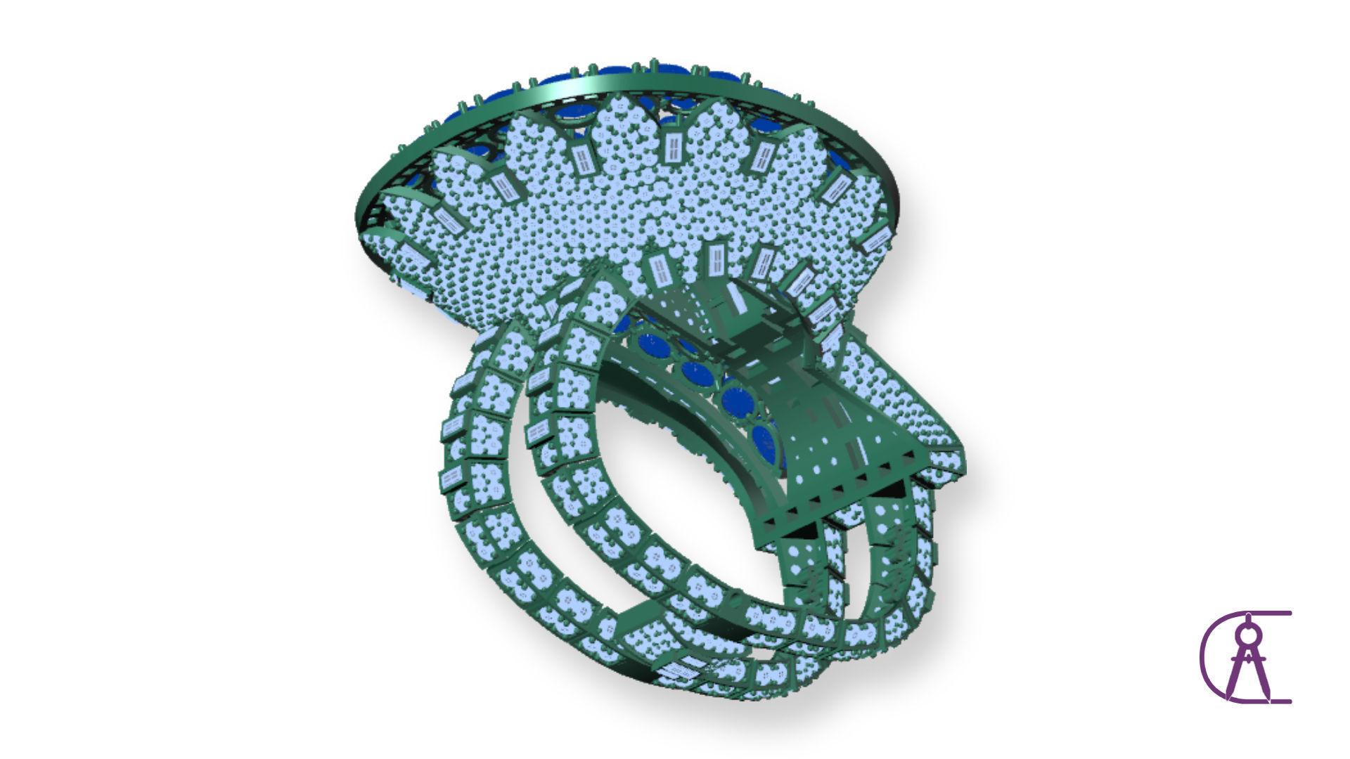 MarlenDietrichs Jarretiere bracelet  AAA Class 3D print model_3