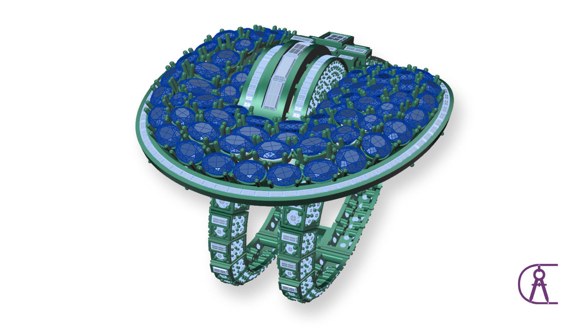 MarlenDietrichs Jarretiere bracelet  AAA Class 3D print model_5