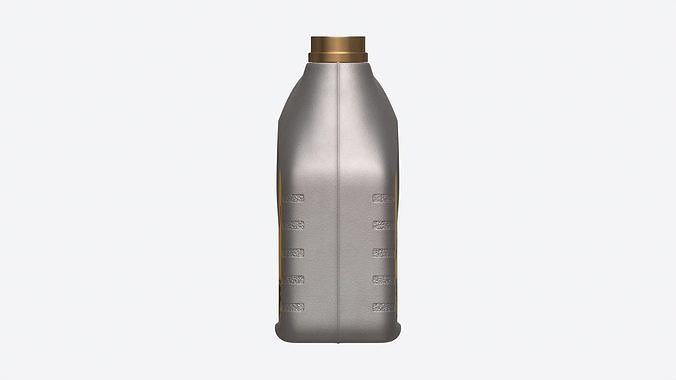 Motor Oil Can Mockup 3D model 6