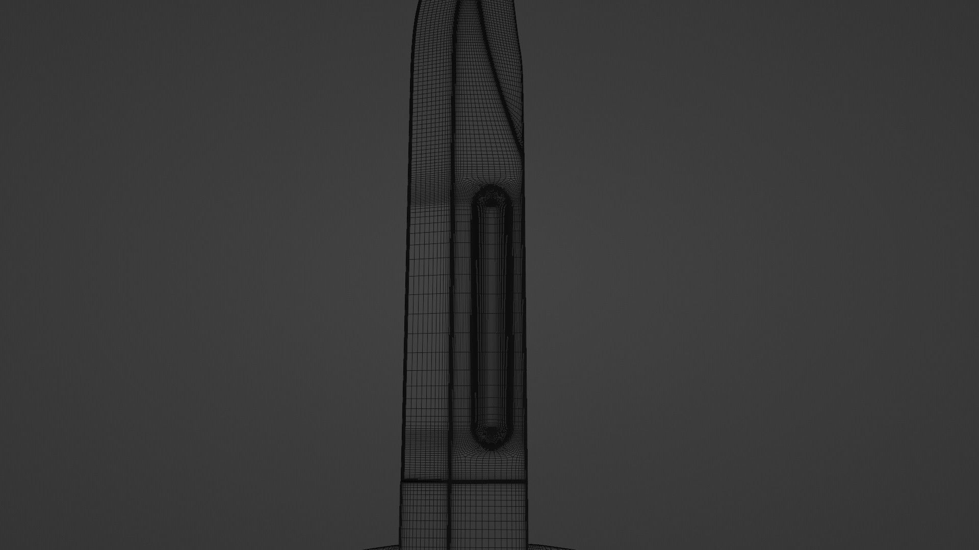 Hunting Knife Low-poly 3D model_8