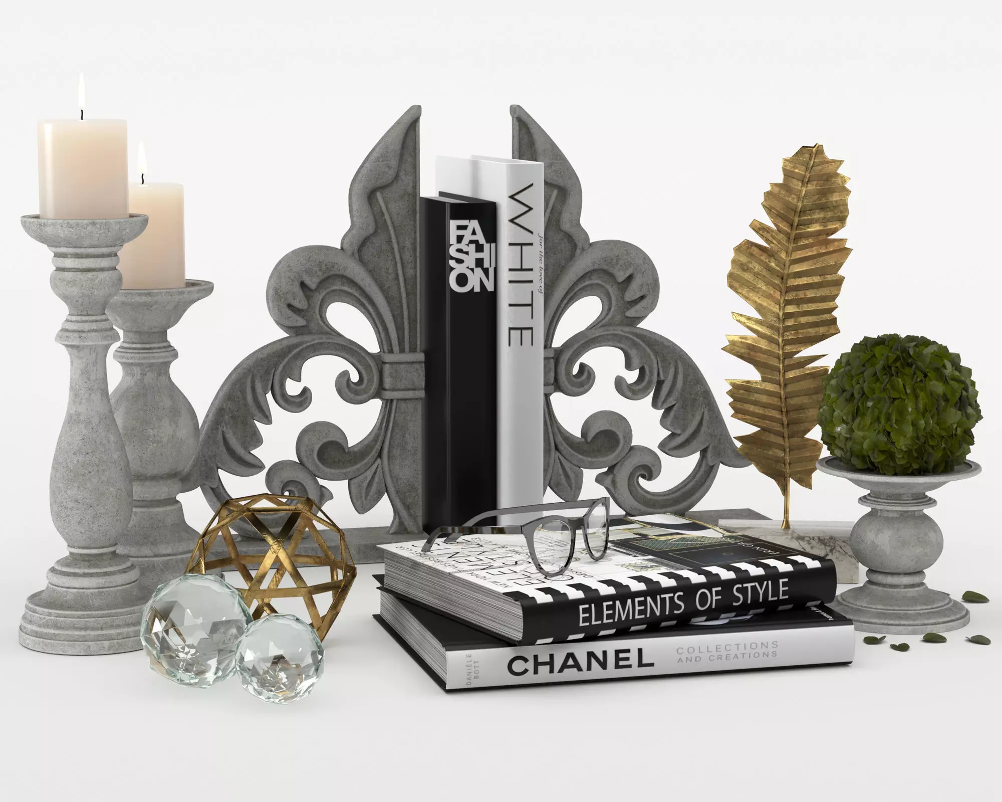 Decorative Set 01 3D model