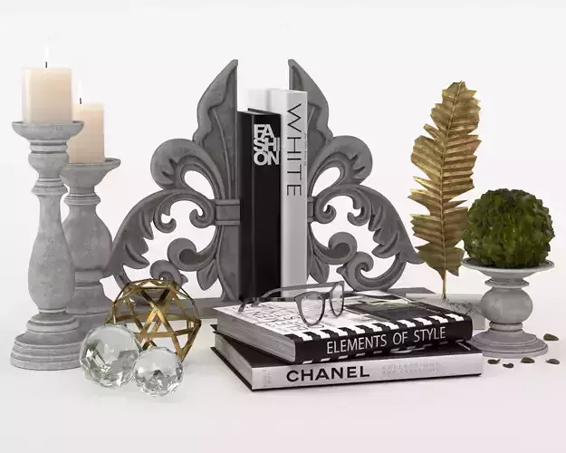 Decorative Set 01 3D model