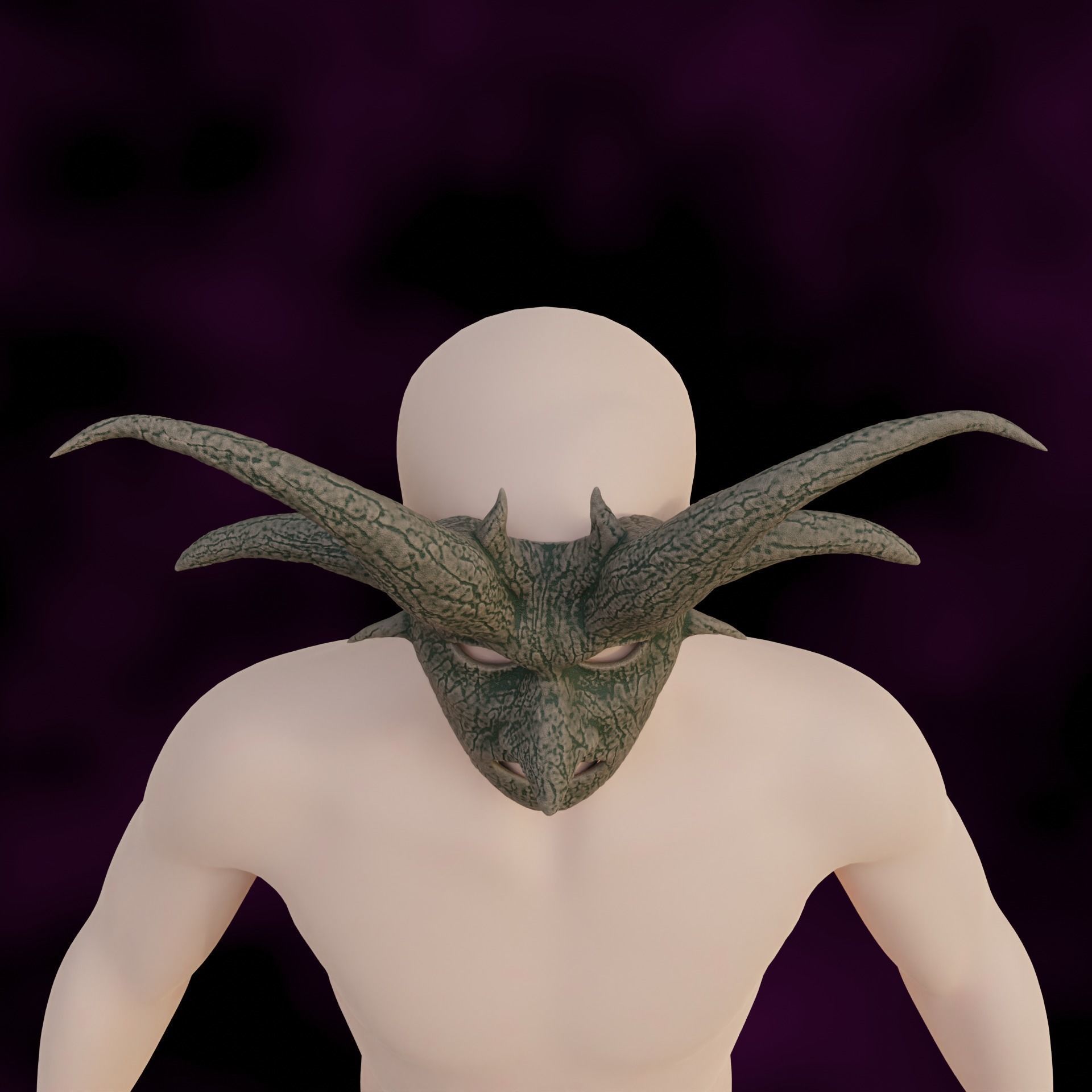 Whispering Mask Baldurs Gate 3 3D print model_4