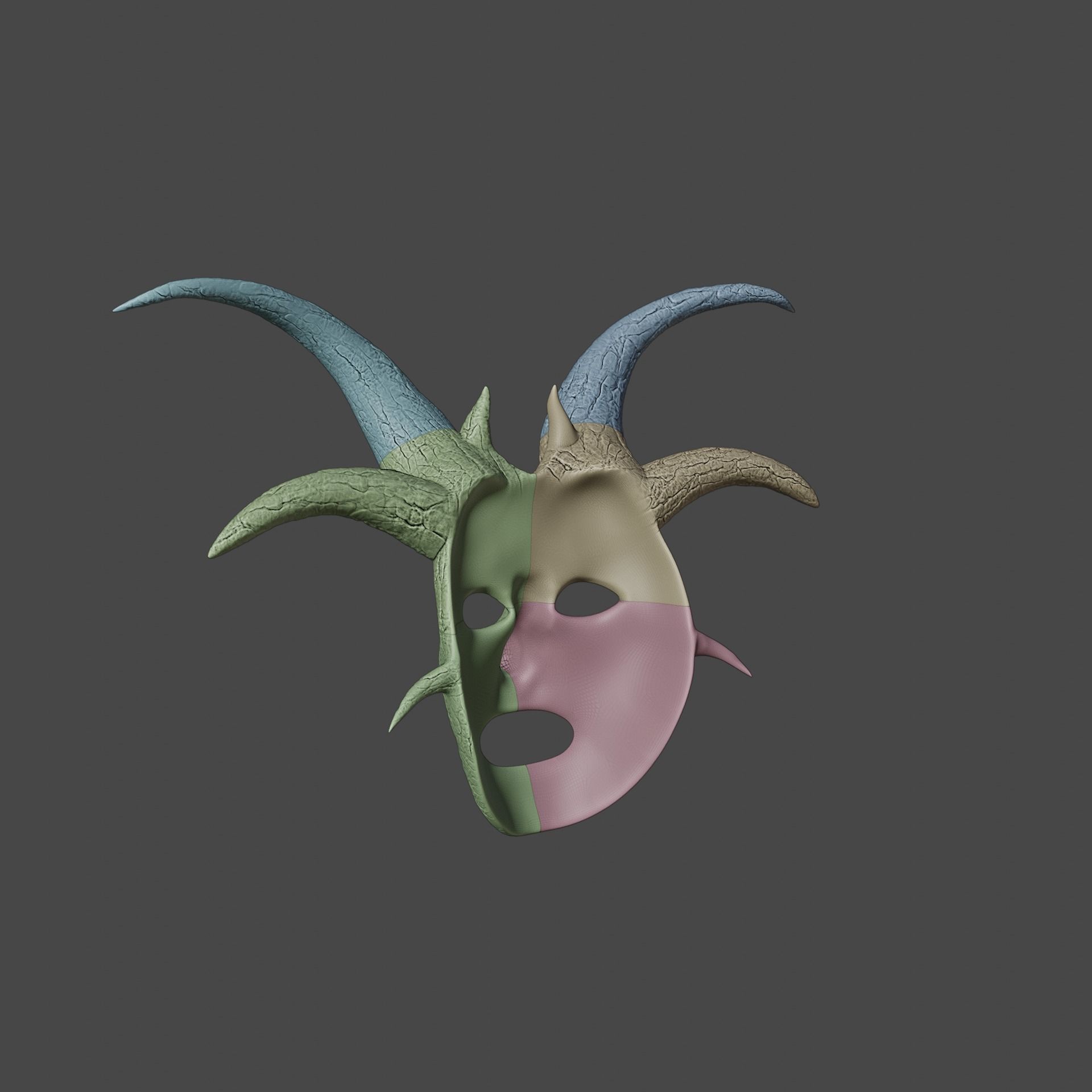 Whispering Mask Baldurs Gate 3 3D print model_10