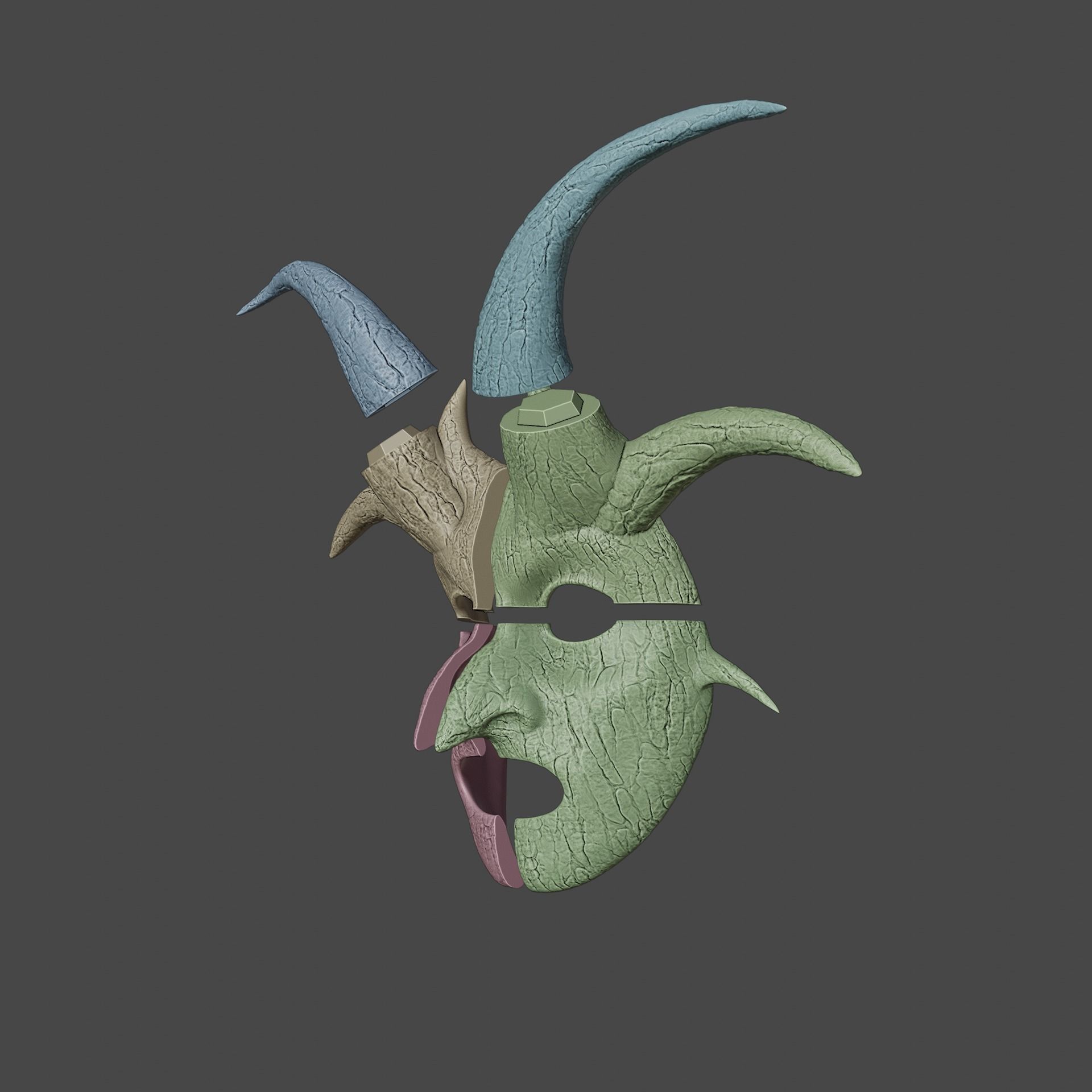 Whispering Mask Baldurs Gate 3 3D print model_12