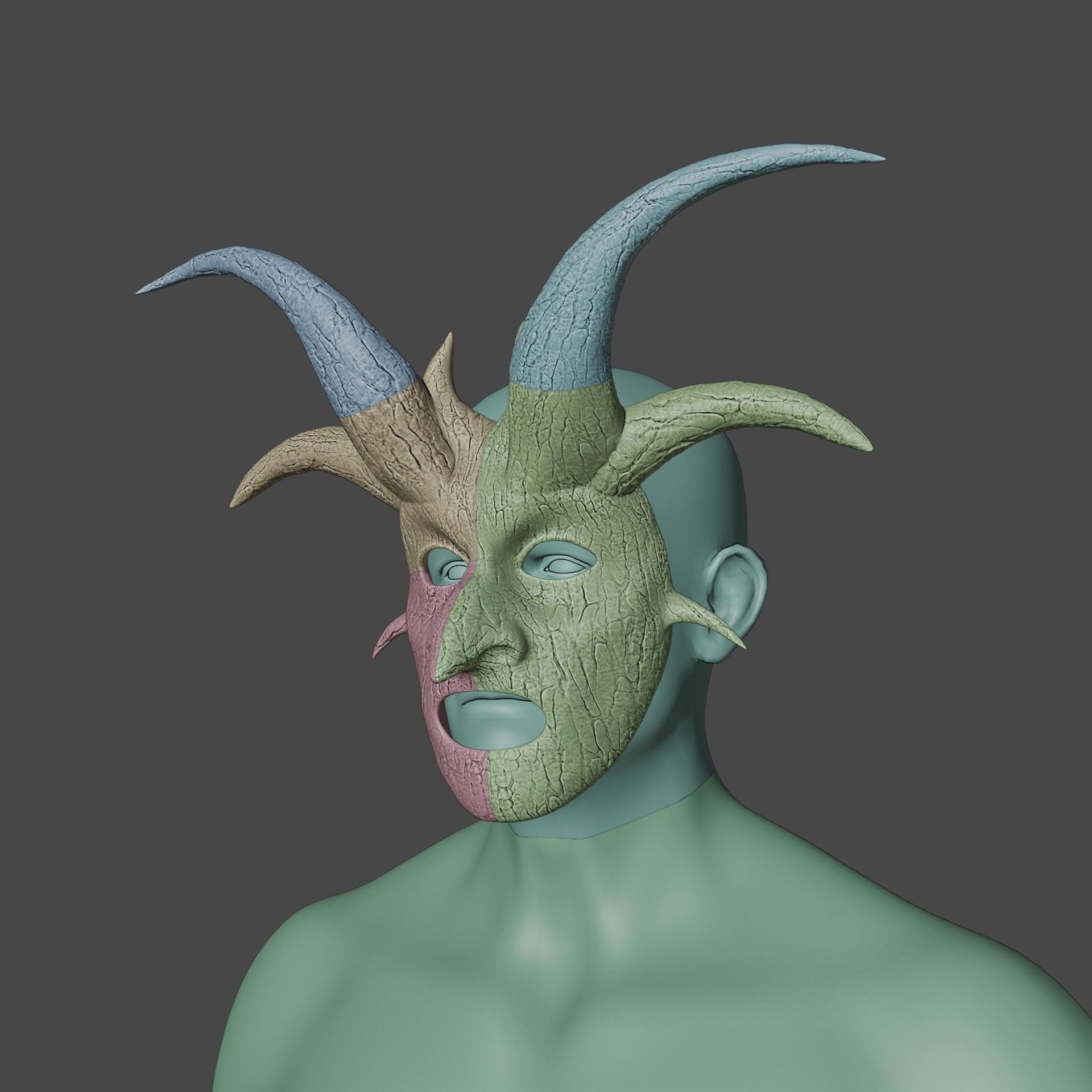 Whispering Mask Baldurs Gate 3 3D print model_9