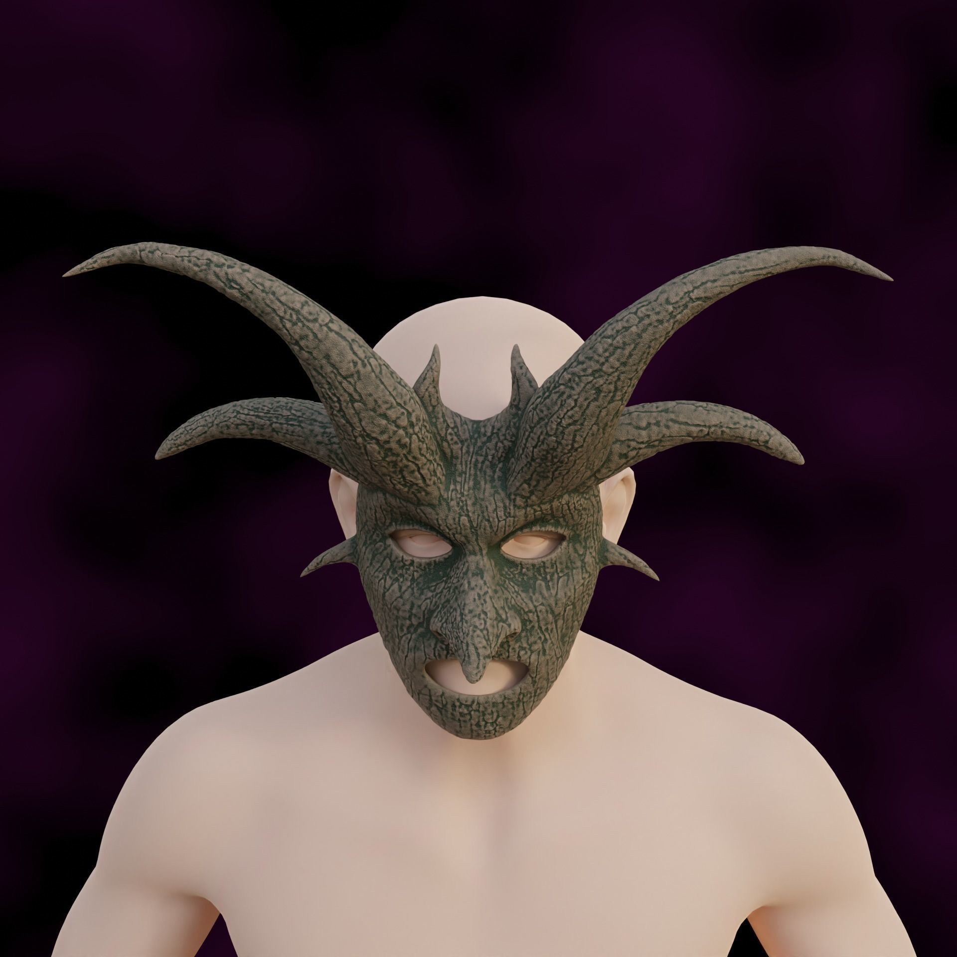 Whispering Mask Baldurs Gate 3 3D print model_5